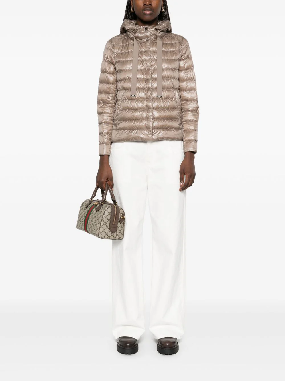 NYLON SHORT DOWN JACKET - Image 2