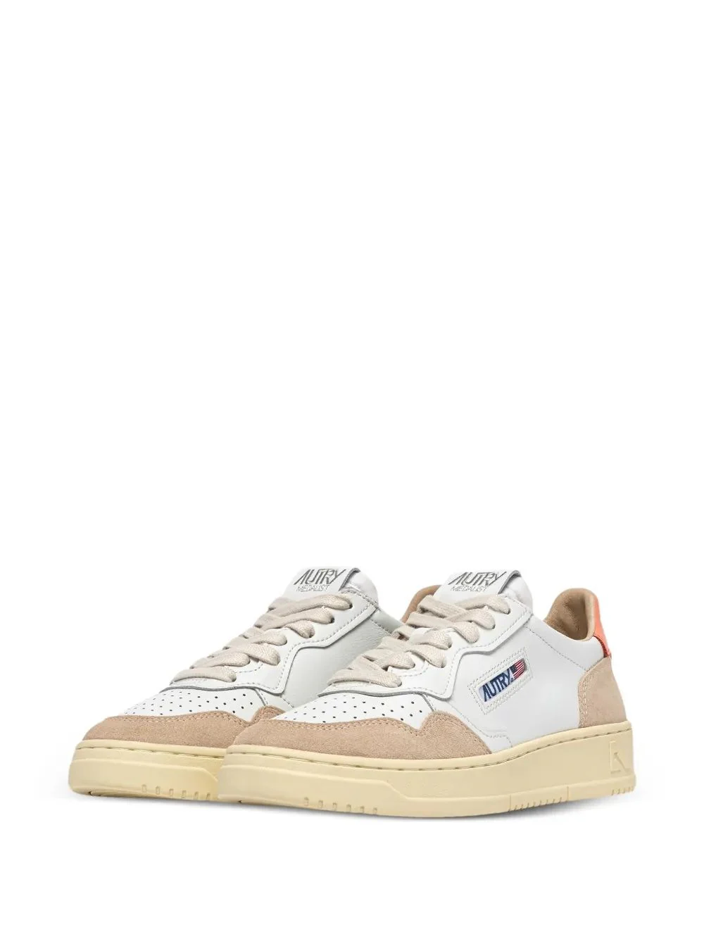 PEACH LEATHER SNEAKERS - Image 2