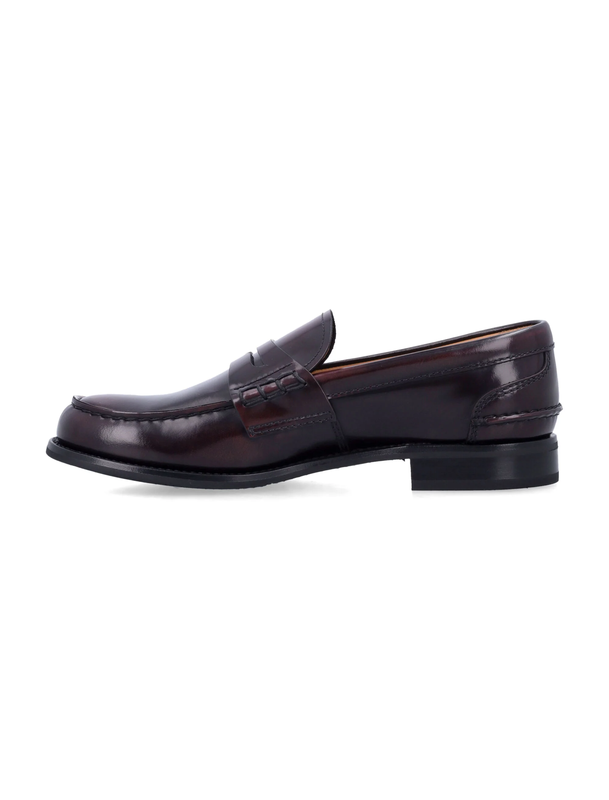 PEMBREY W 5 POLISHED FUMÈ LOAFER - Image 3