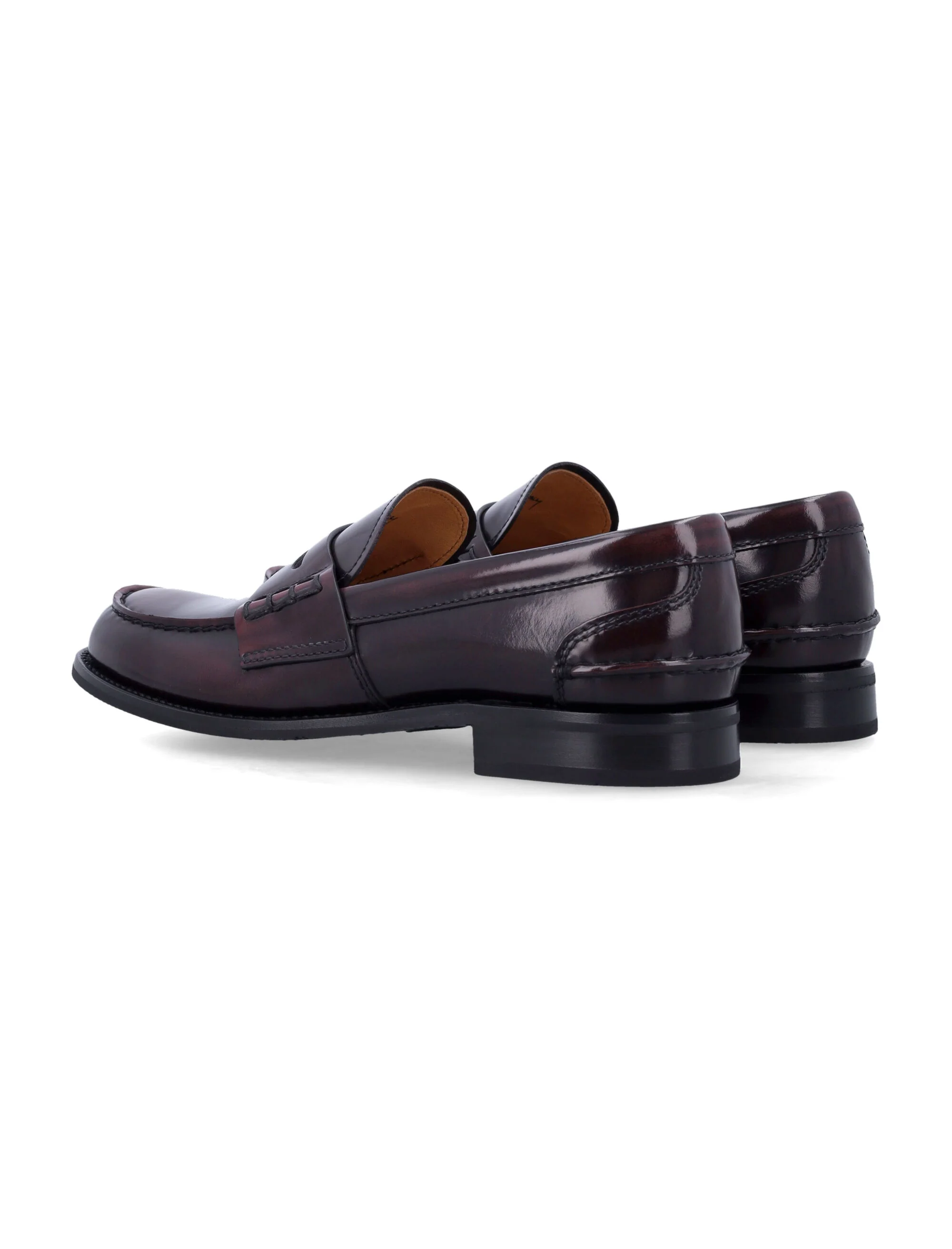 PEMBREY W 5 POLISHED FUMÈ LOAFER - Image 4