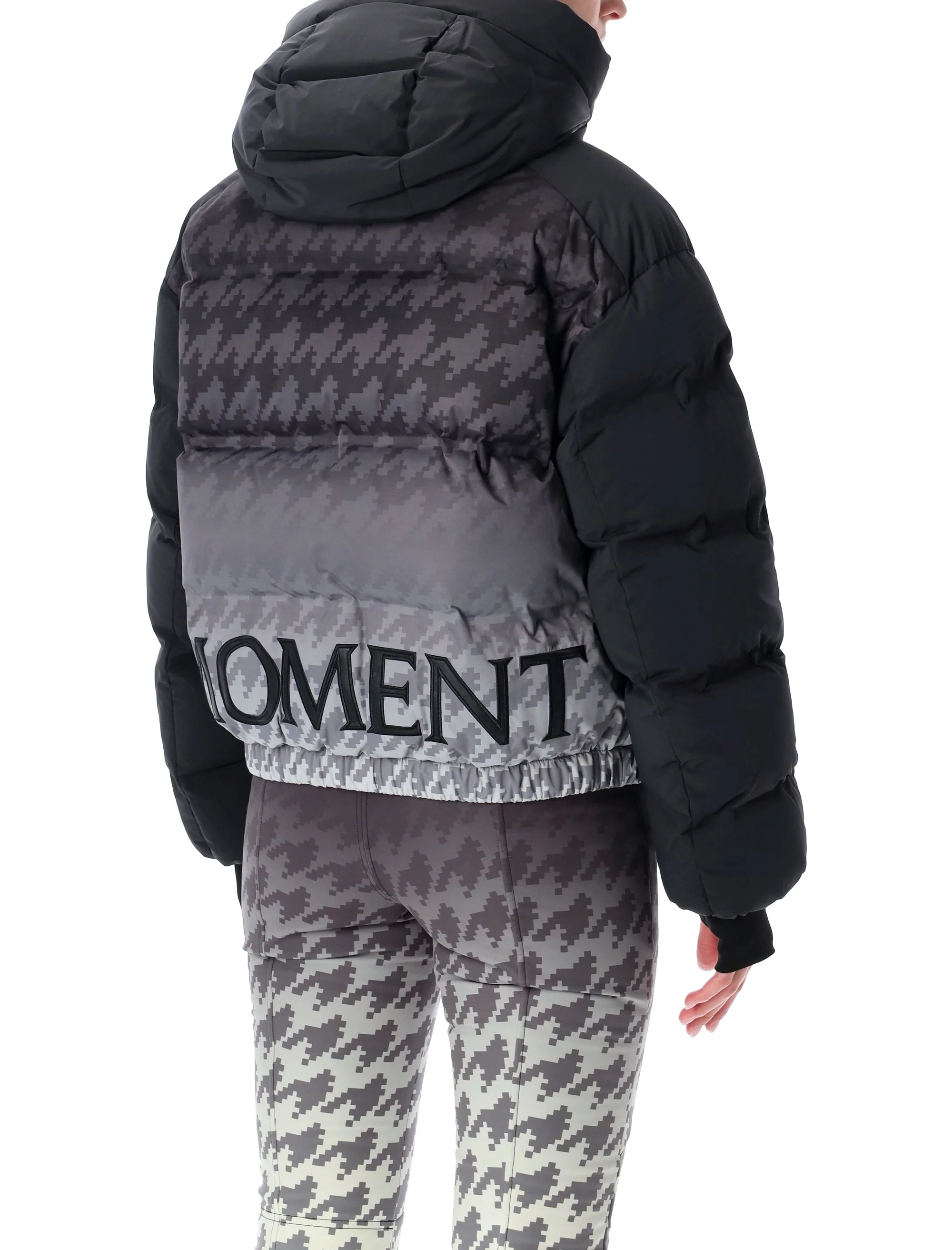 PERFECT MOMENT BLACK HOUNDSTOOTH MOMENT TECHNICAL PUFFER - Image 2