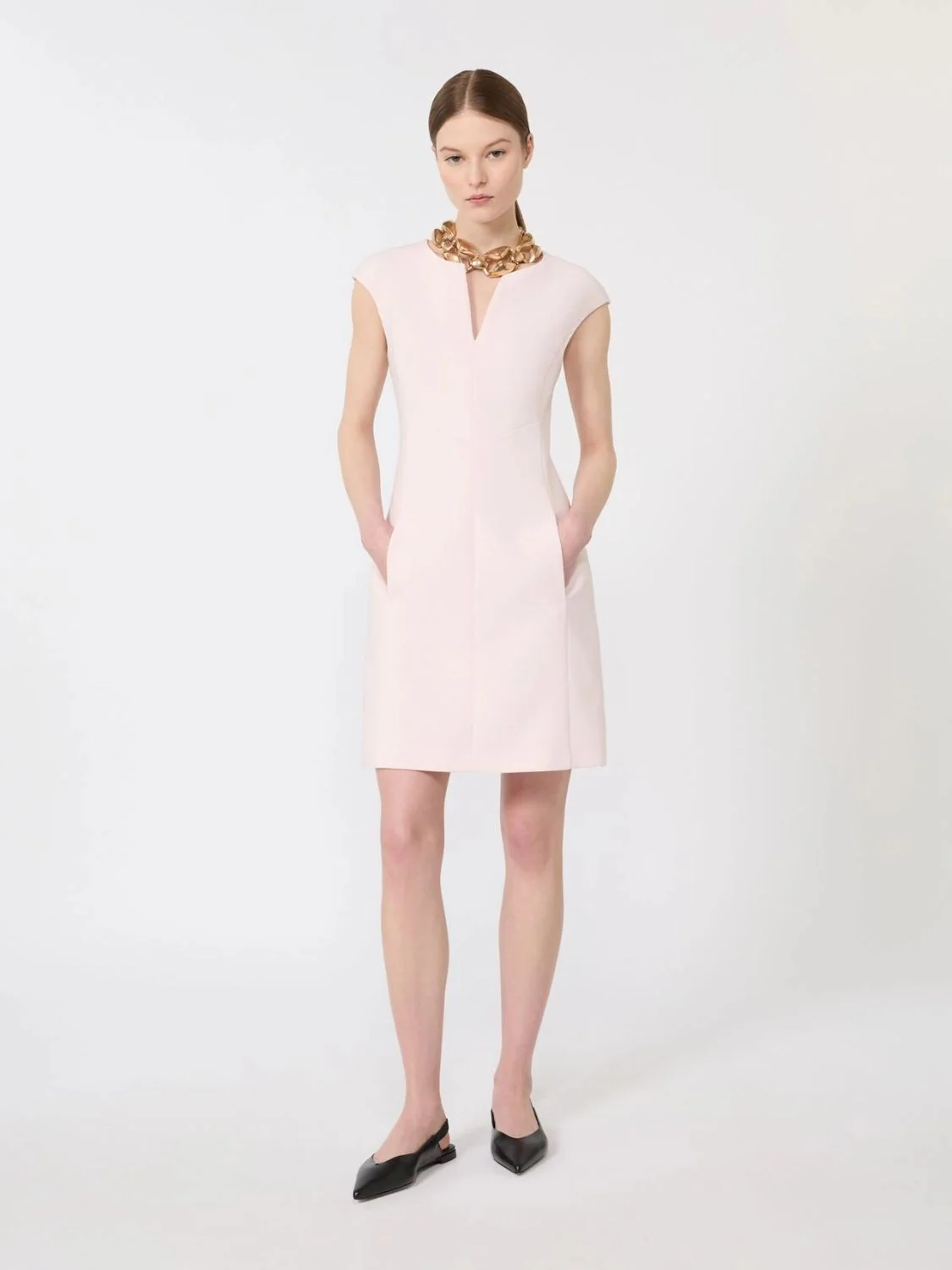 PINK PURPLE TRIACETATE MINI DRESSES - Image 2