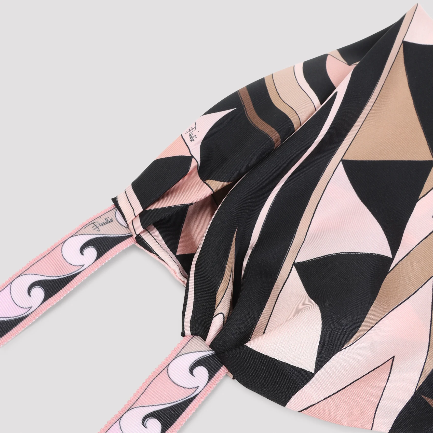 PINK SILK HEAD SCARF - Image 3