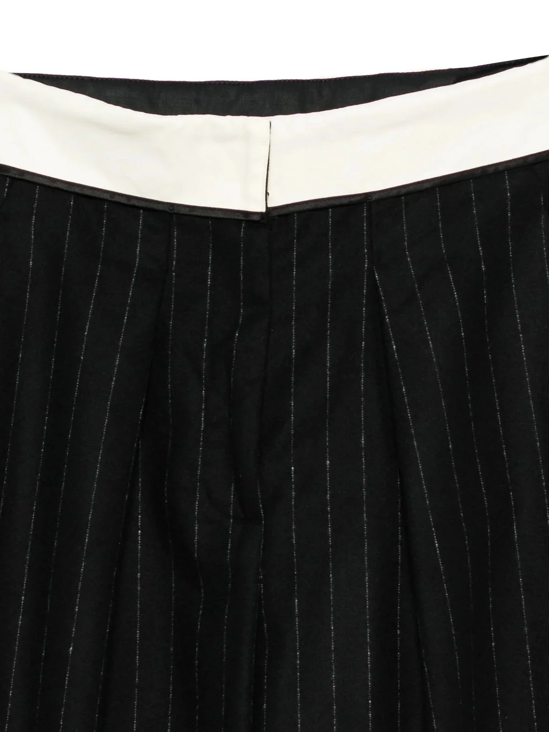 PINSTRIPED SARTORIAL PANTS WITH CON - Image 3