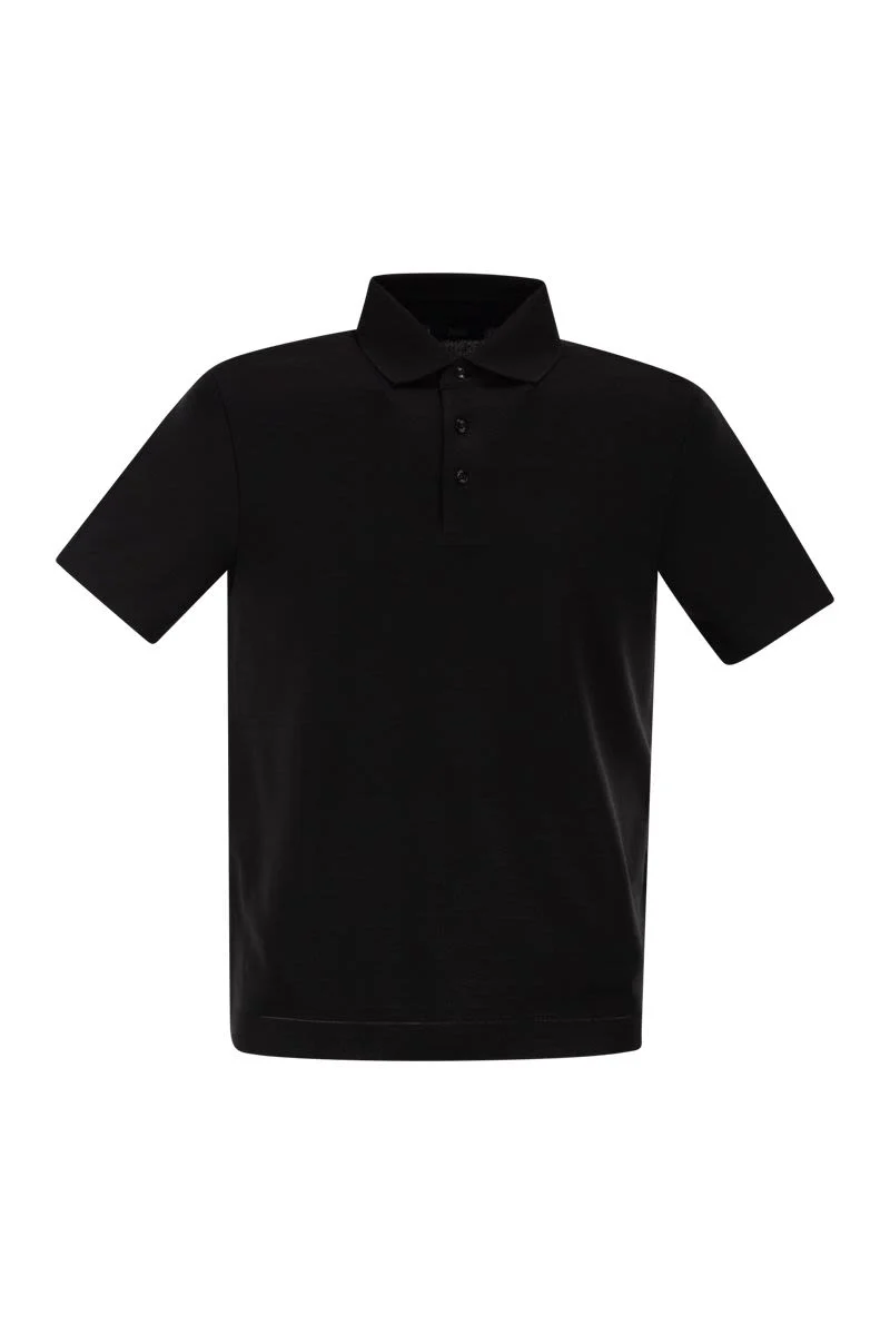 POLO MANICA CORTA CON BORDI CONTINU
