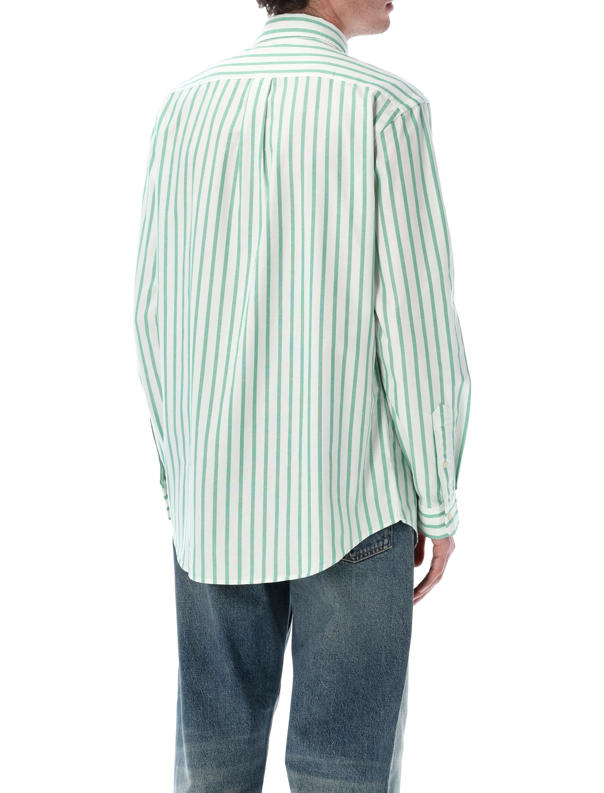 POLO RALPH LAUREN CUSTOM FIT STRIPED OXFORD SHIRT - Image 2