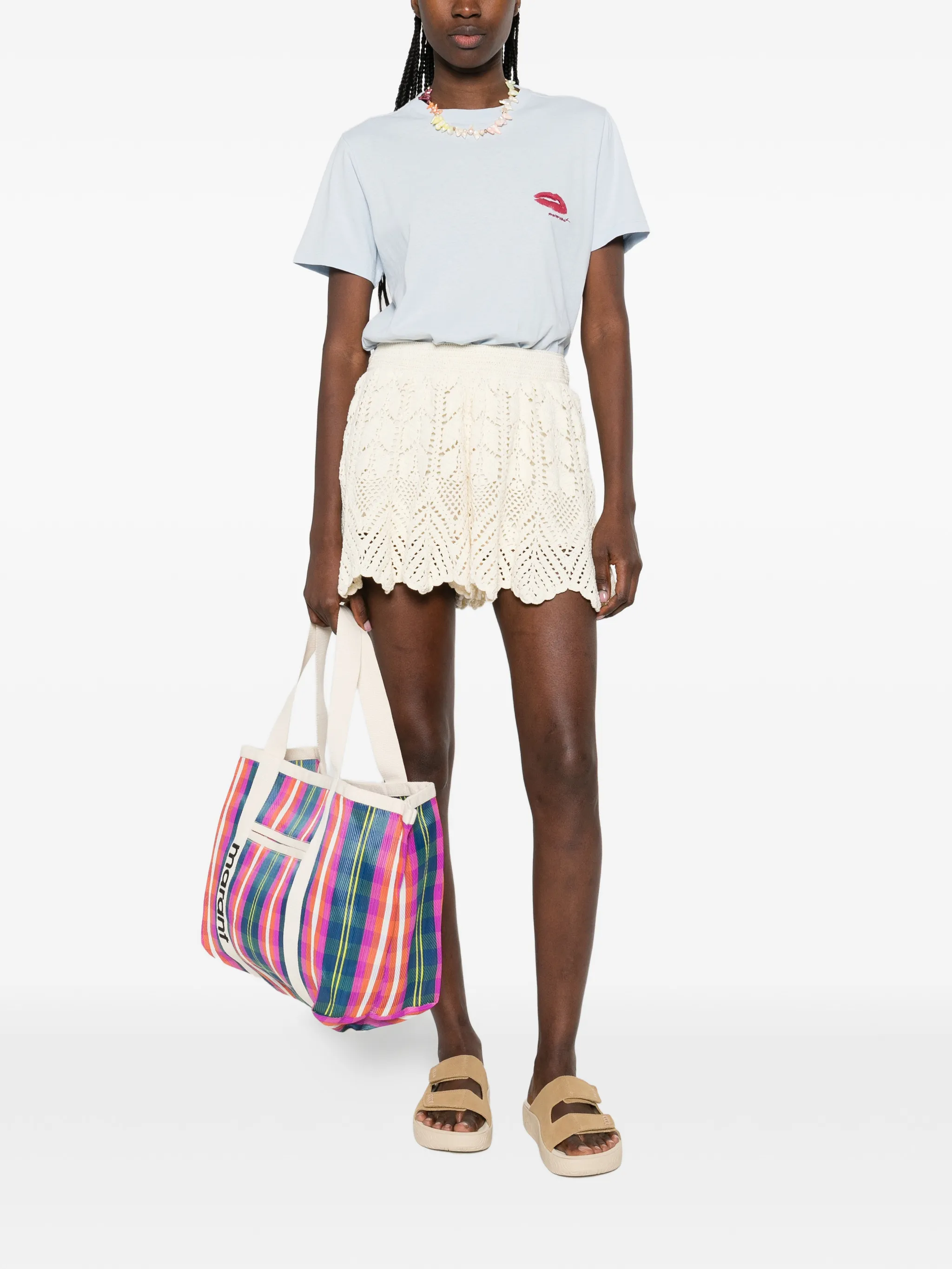 POWDER BLUE COTTON ZEWEL - Image 4