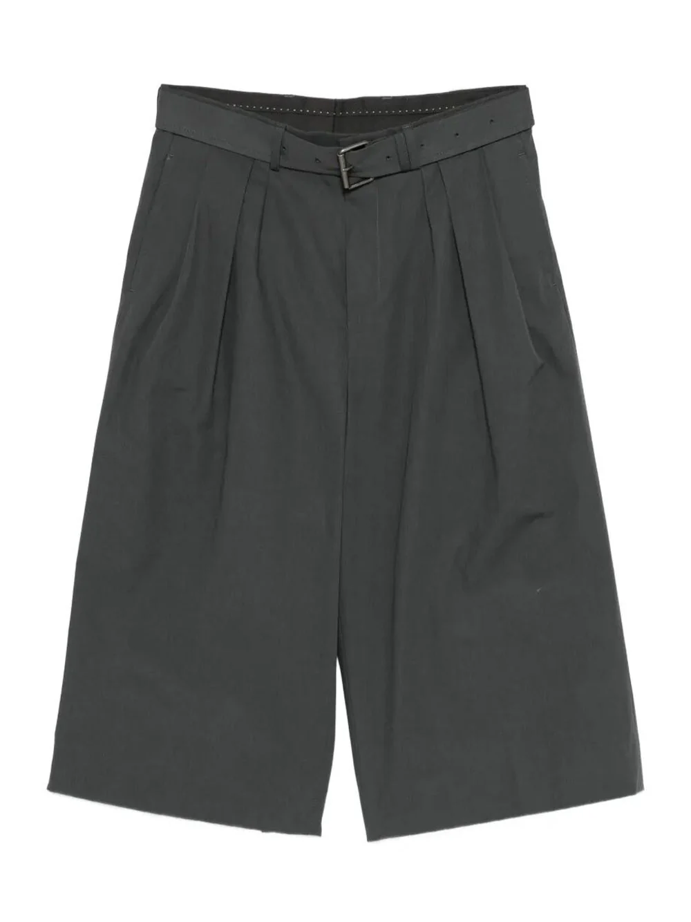 PREACHES BELTED COTTON POPLIN BERMUDAS