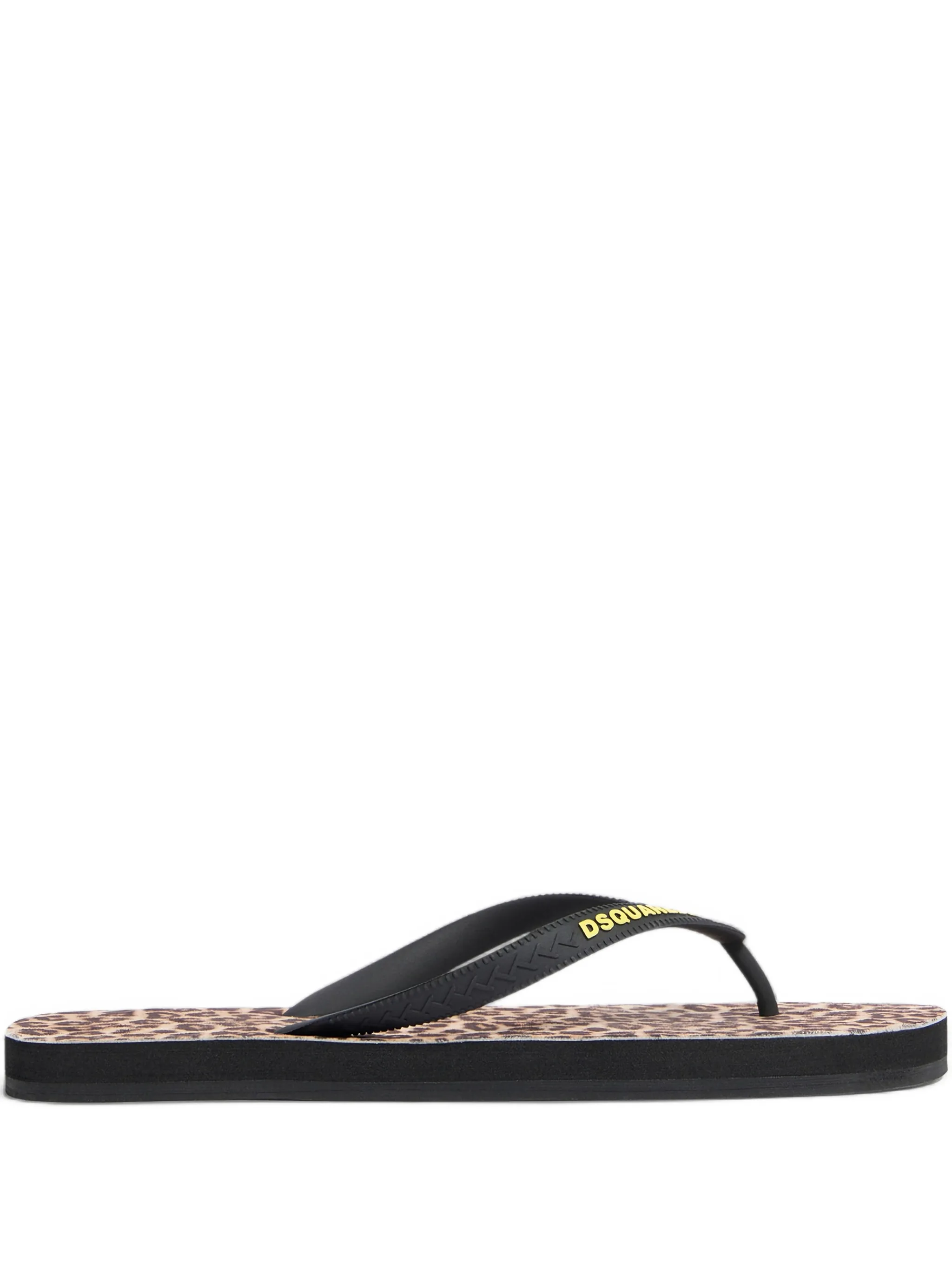 PRINT MACULATO BLACK FLIP FLOPS