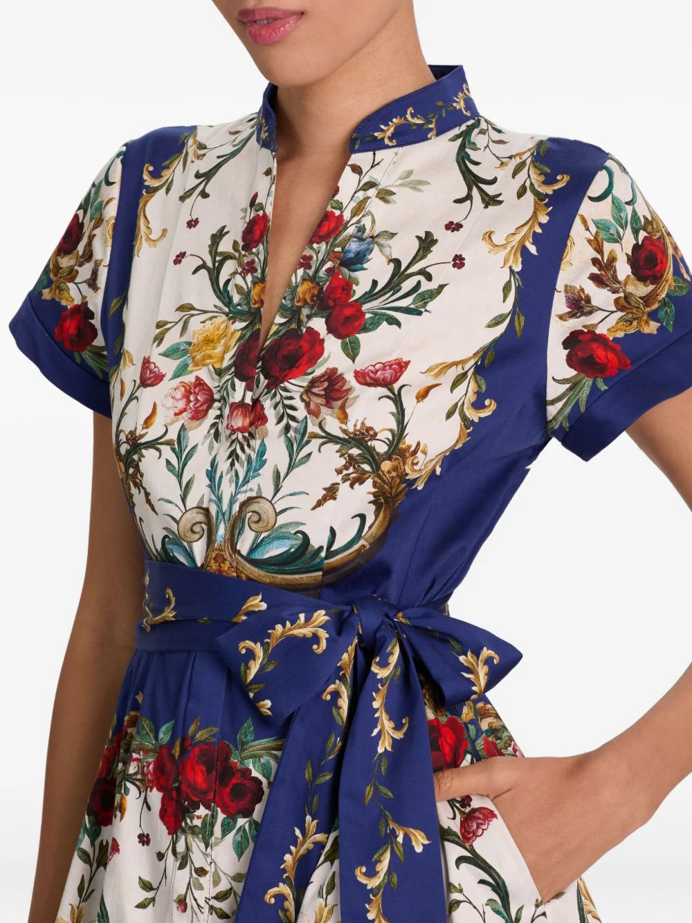 PRINTED MINI DRESS - Image 2