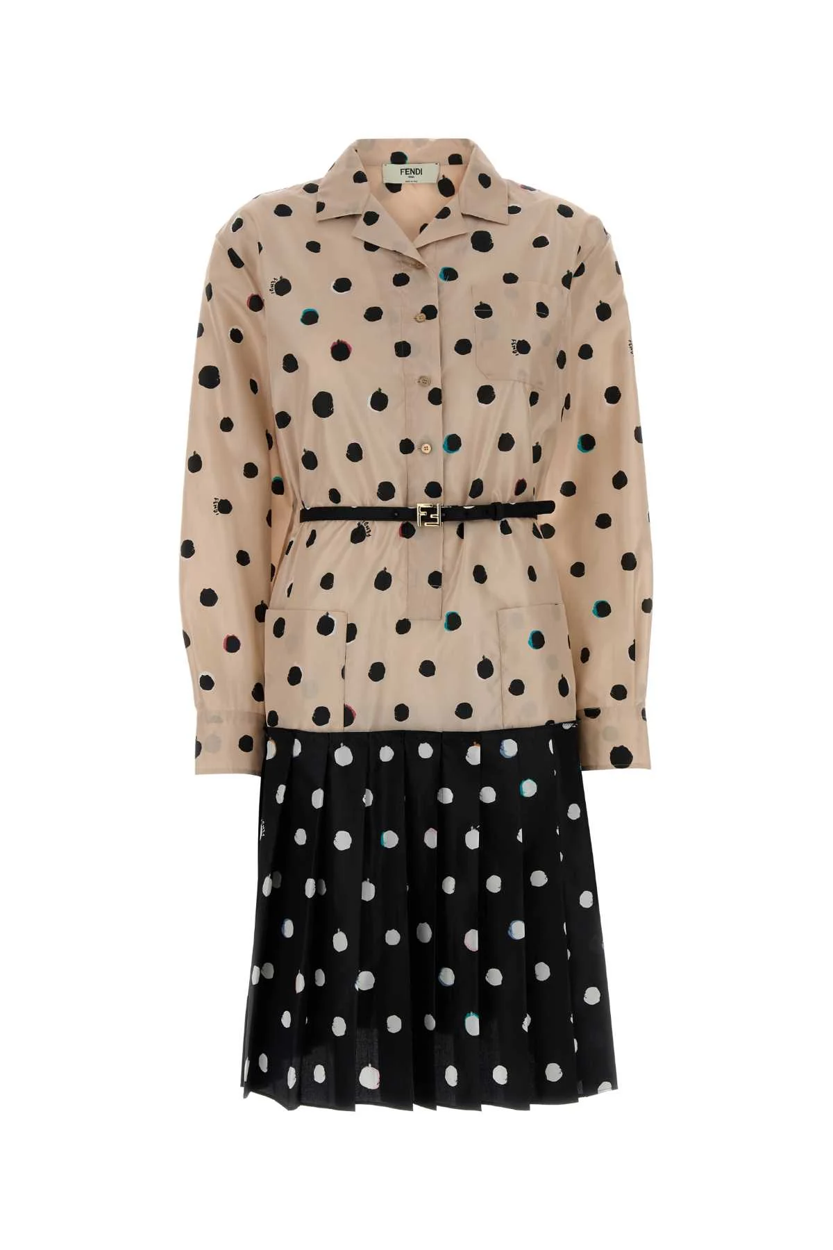 PRINTED SILK DRESS