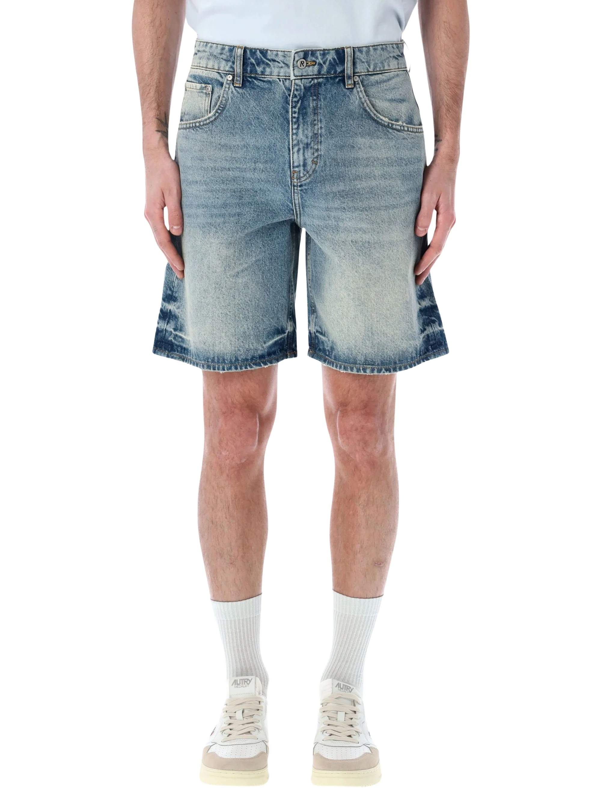 R10T TAILORED DENIM SHORTS
