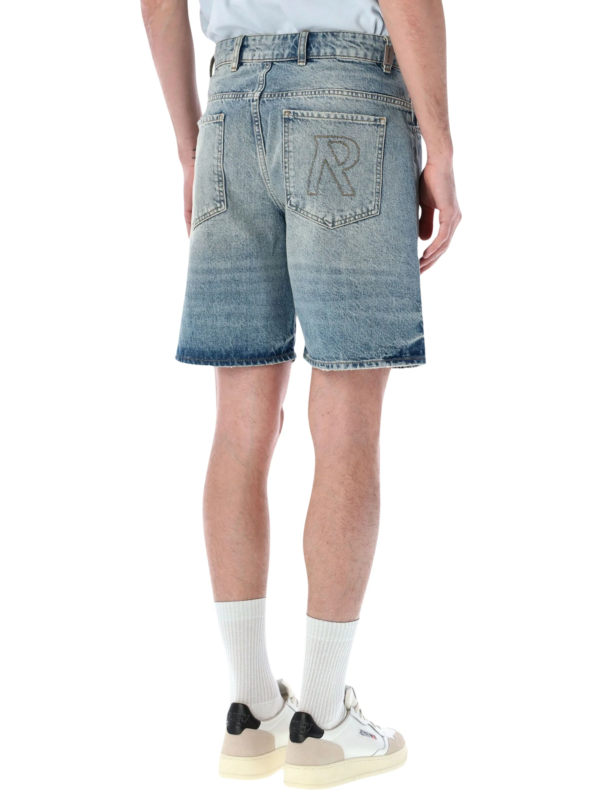 R10T TAILORED DENIM SHORTS - Image 2