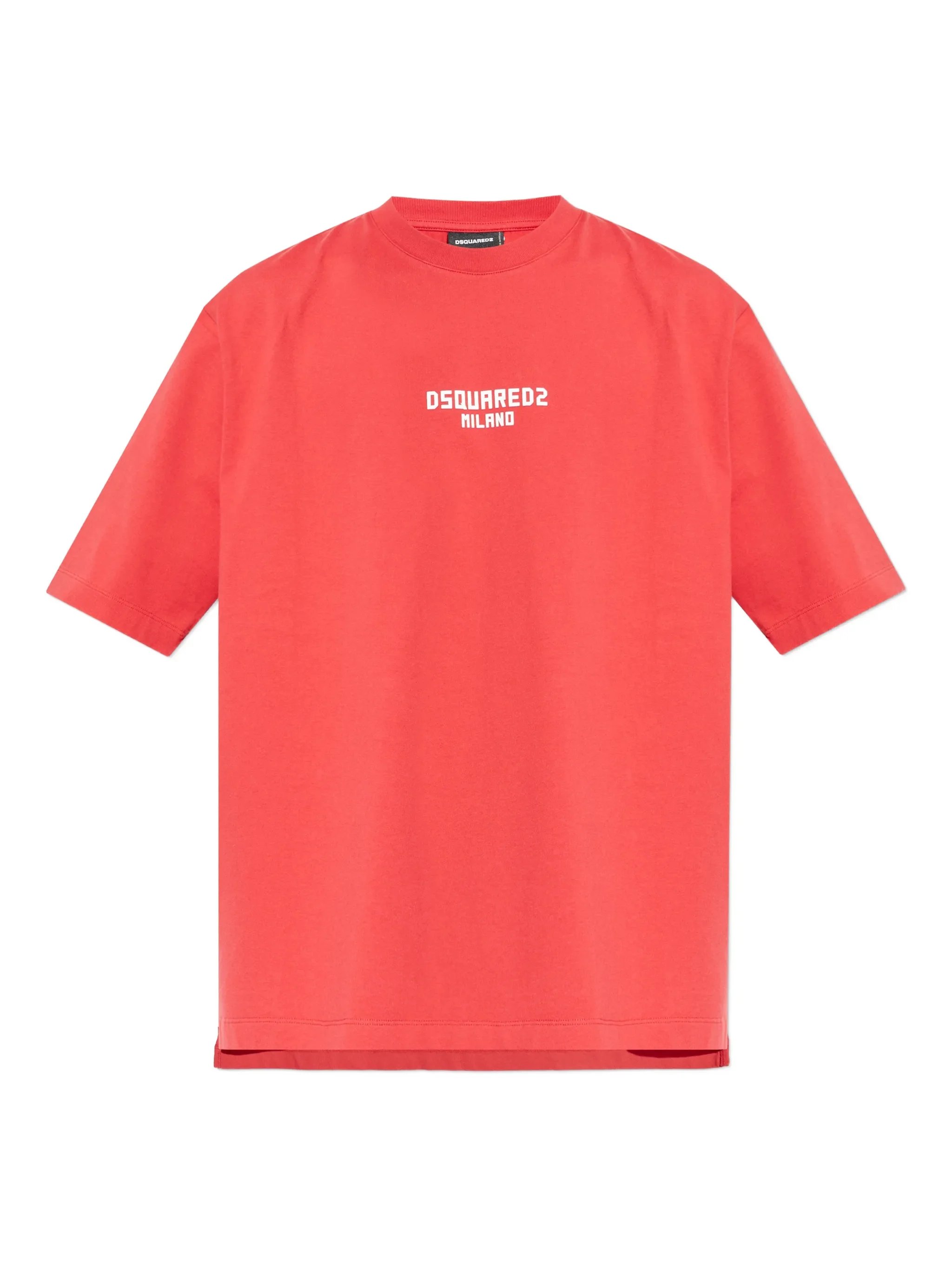 RED COTTON T-SHIRT