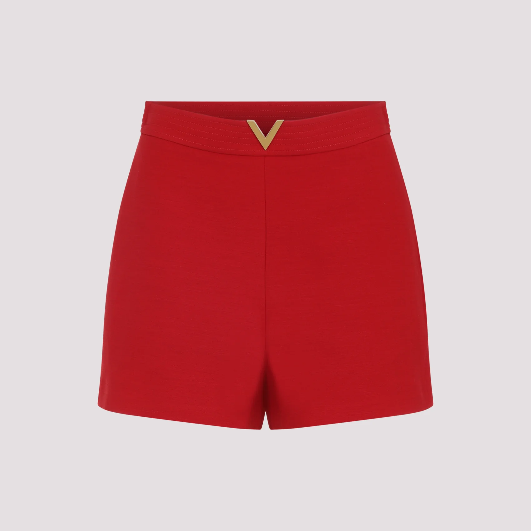 RED WOOL BERMUDA - Image 2