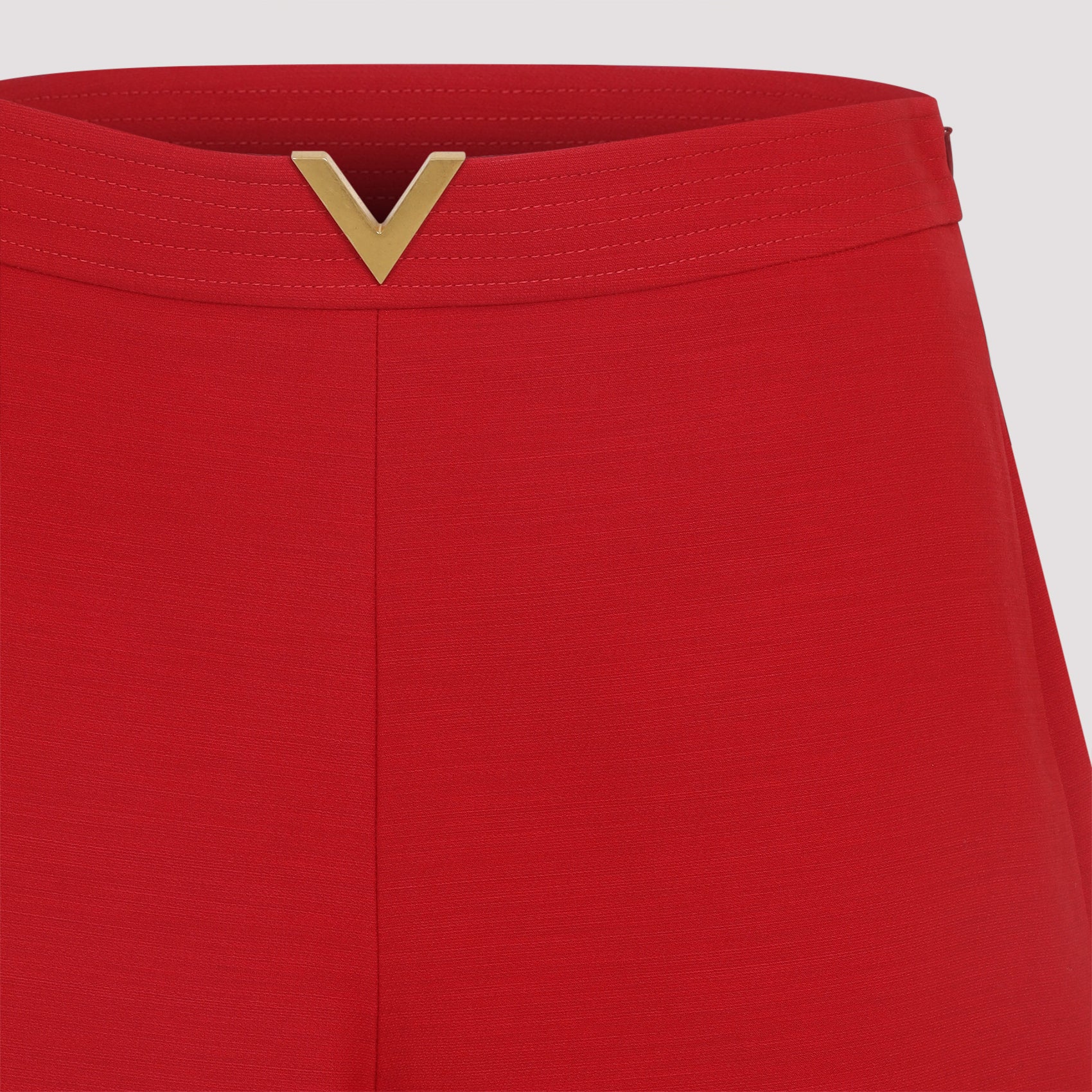 RED WOOL BERMUDA - Image 4