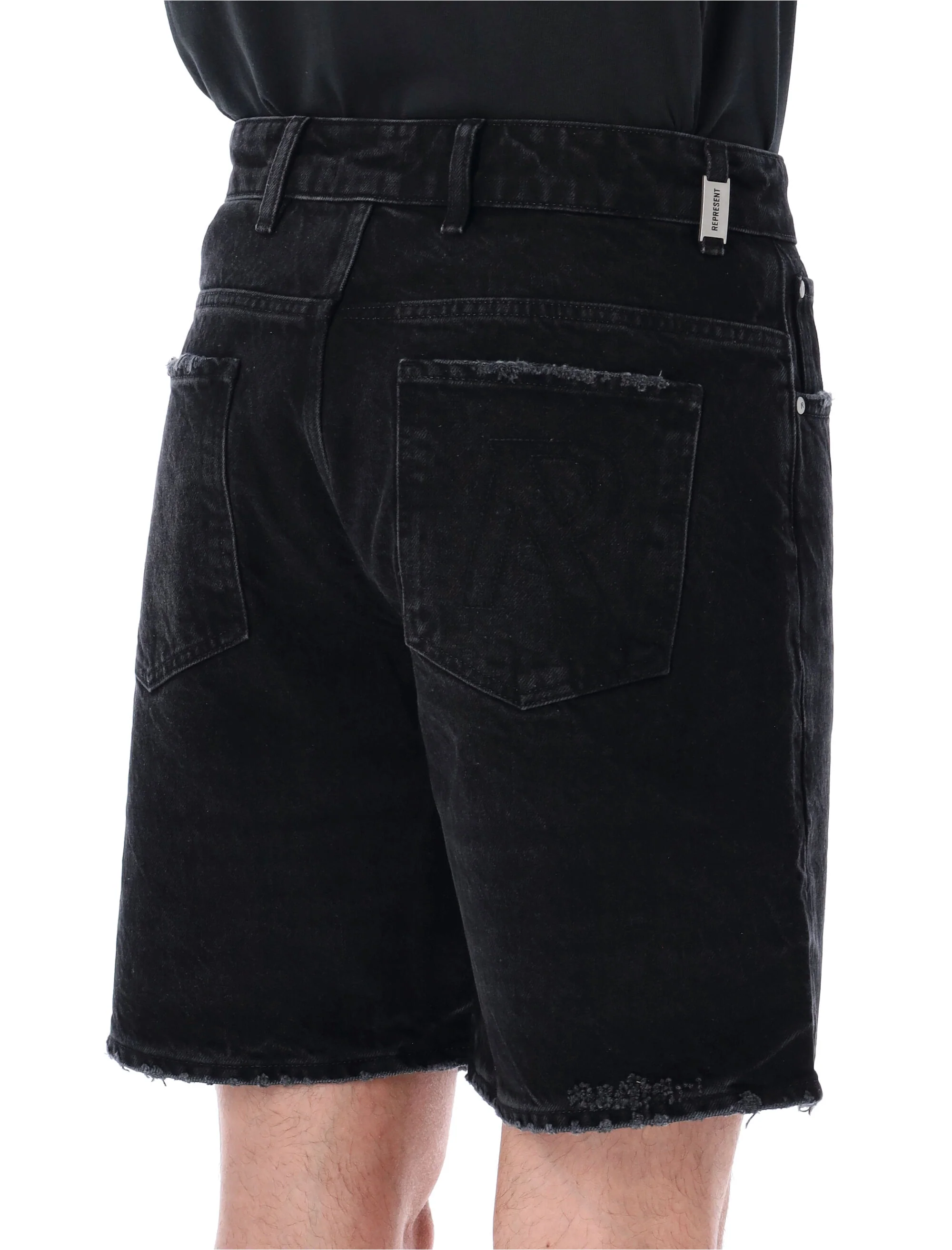 REPRESENT R10T TAILORED DENIM SHORTS - Image 3