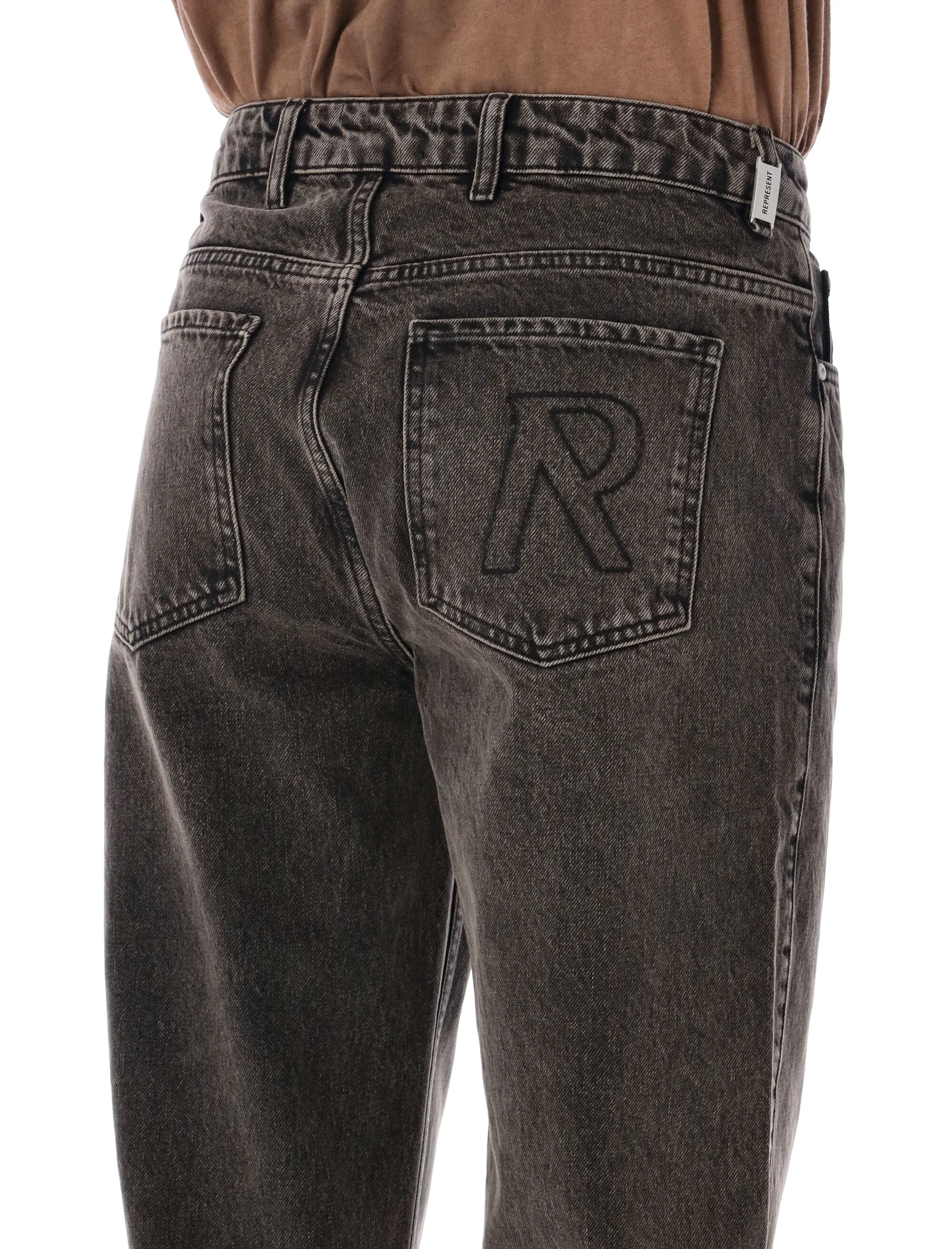 REPRESENT R2S SPLIT DENIM JEANS - Image 3