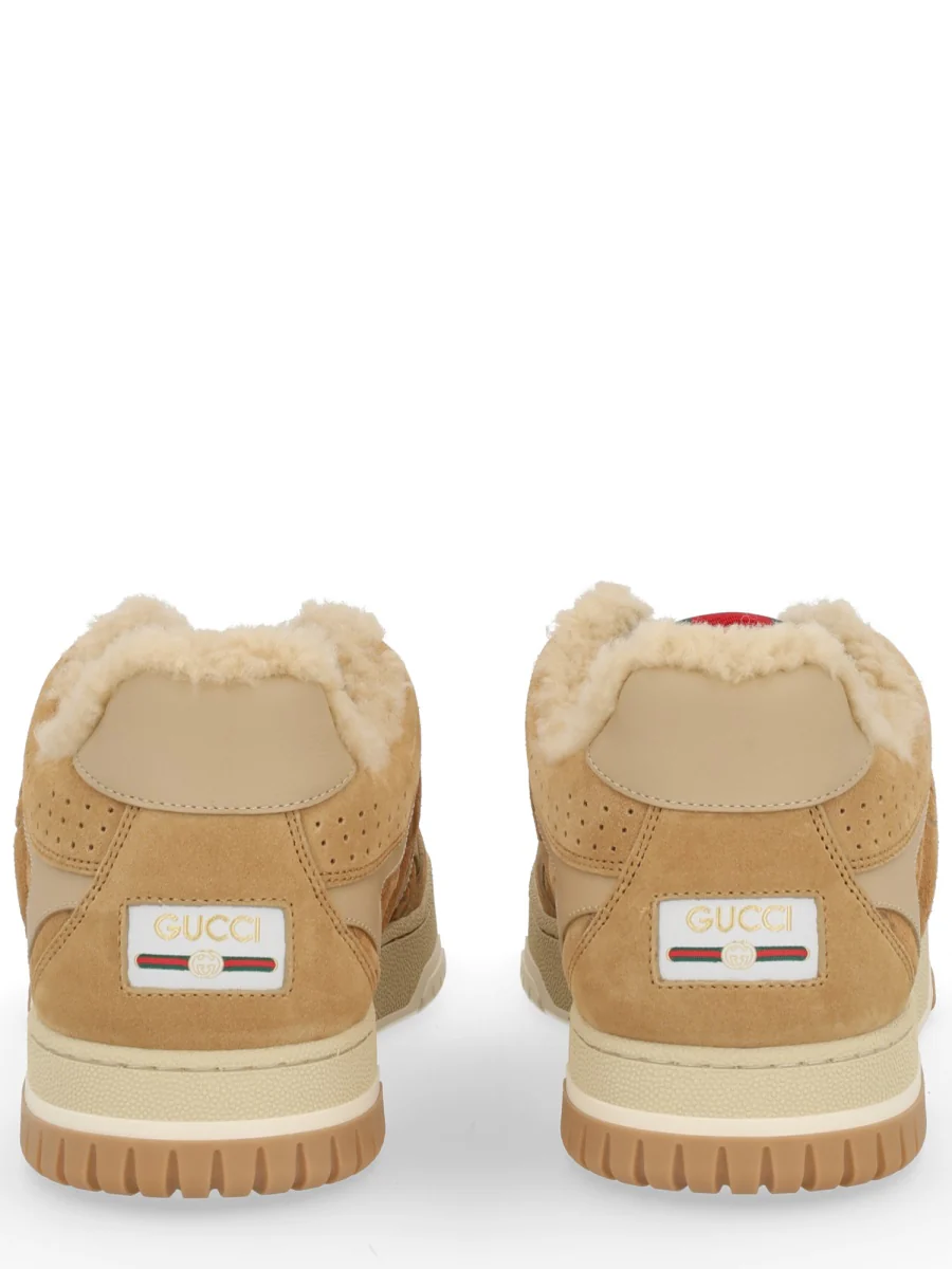 RE-WEB SUEDE MERINOS LEATHER SNEAKERS - Image 4