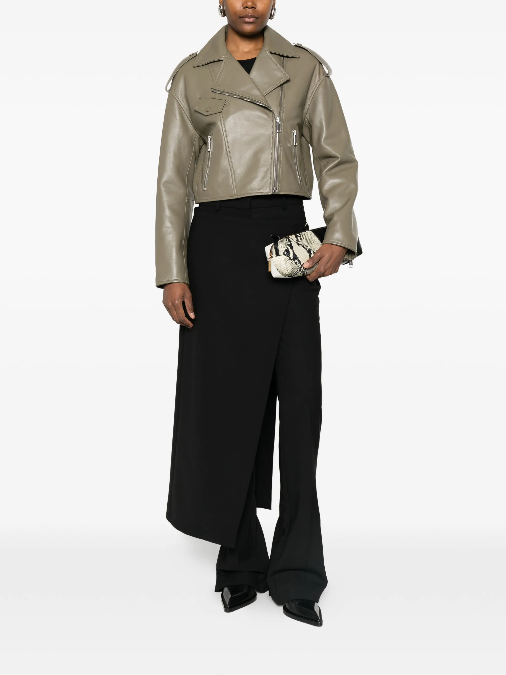 SAUGE LAMB SILK POLYESTER JACKET - Image 3