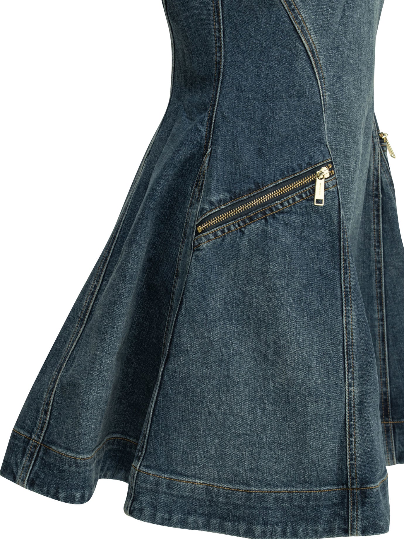 SHORT FLARED DRESS - Image 4