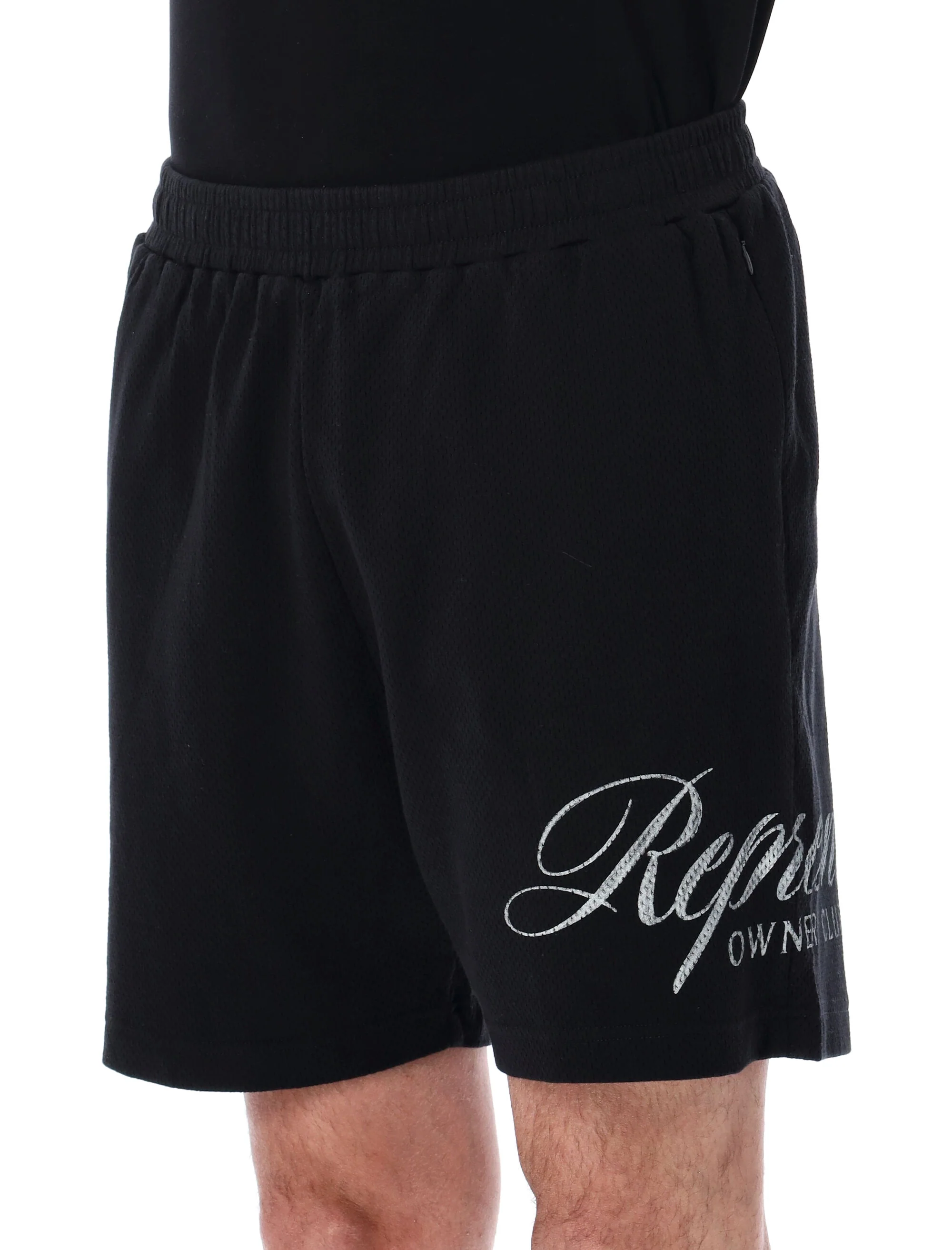 SHORTS NERI IN MESH REPRESENT OWNERS CLUB - Image 3