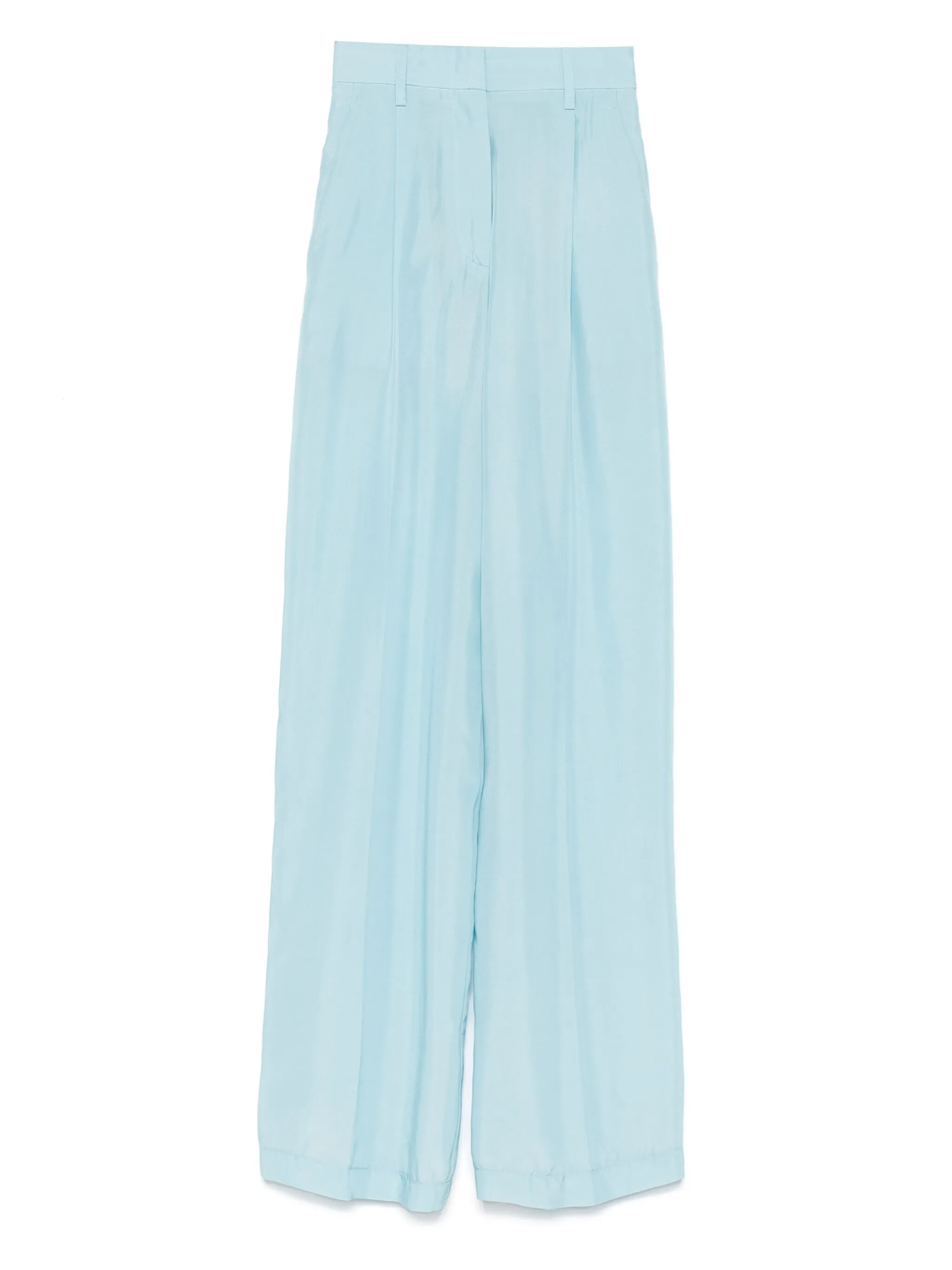 SILK HIGH WAIST PANTS