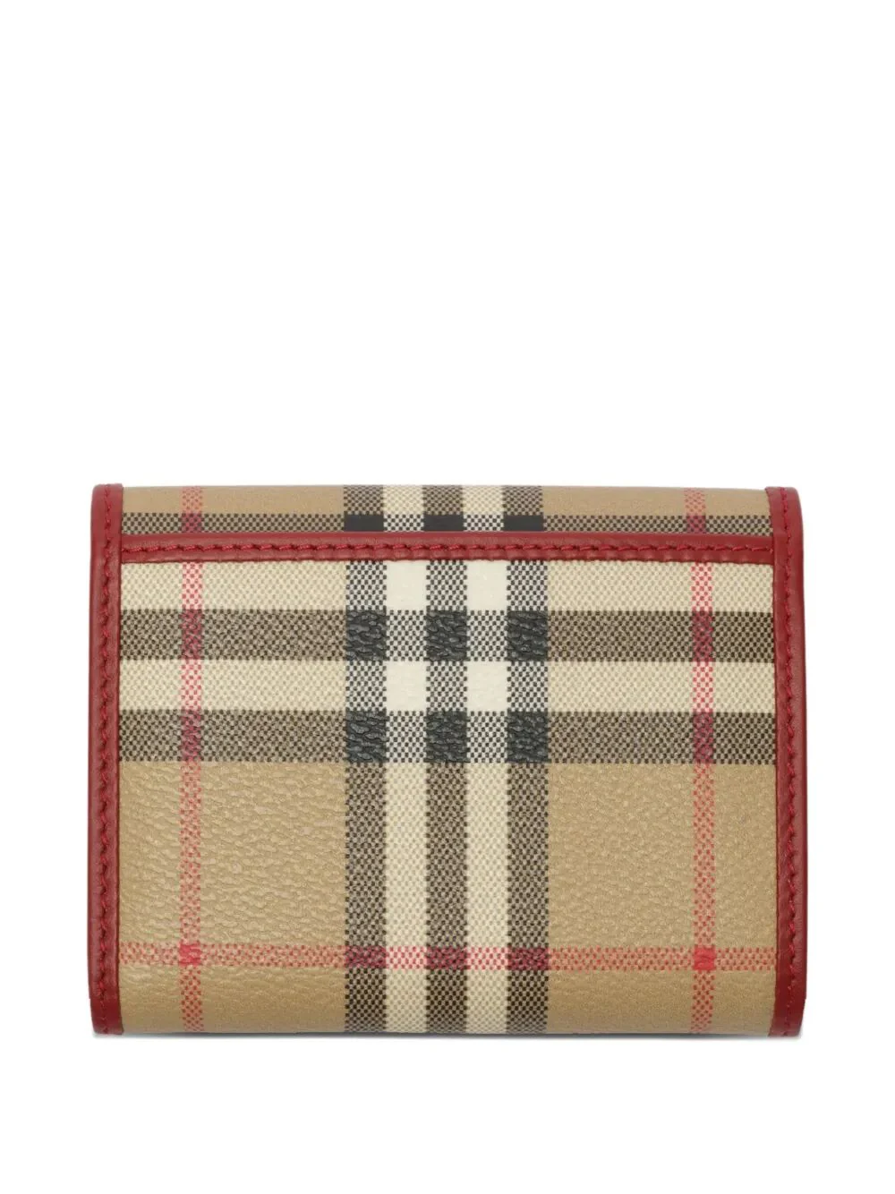 SMALL CHECK FOLDING WALLET - Image 2