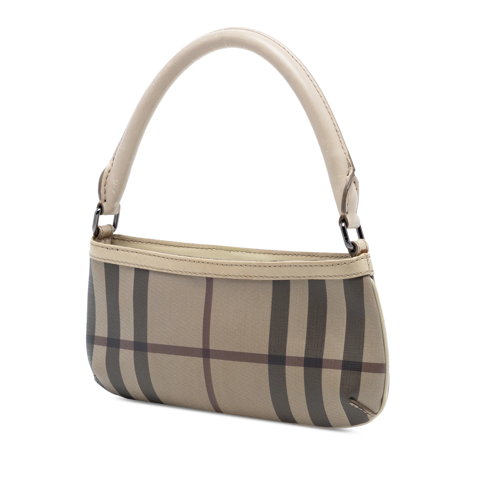 Smoke Check Coated Canvas Shoulder Bag - Image 2