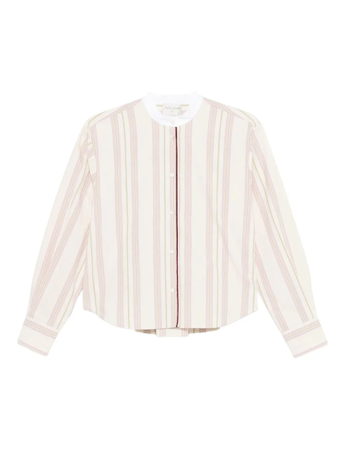 STRIPED COTTON GRANDFATHER SHIRT VE