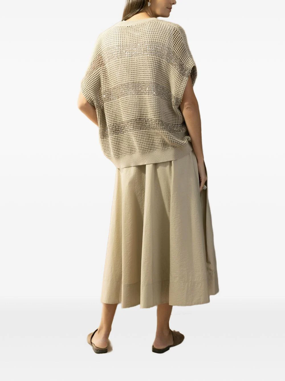 STRIPED COTTON SWEATER - Image 3