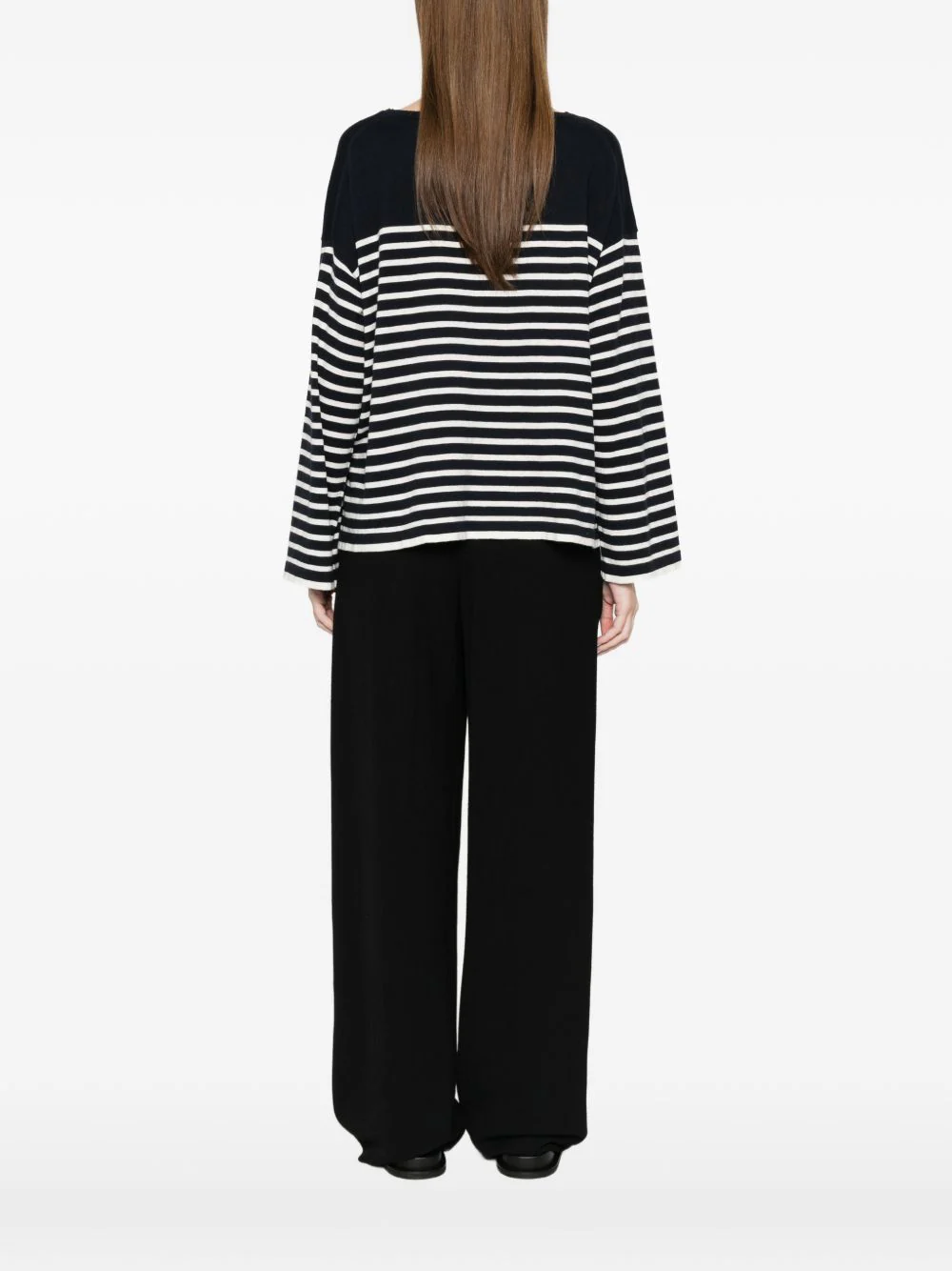 STRIPED COTTON SWEATER - Image 5