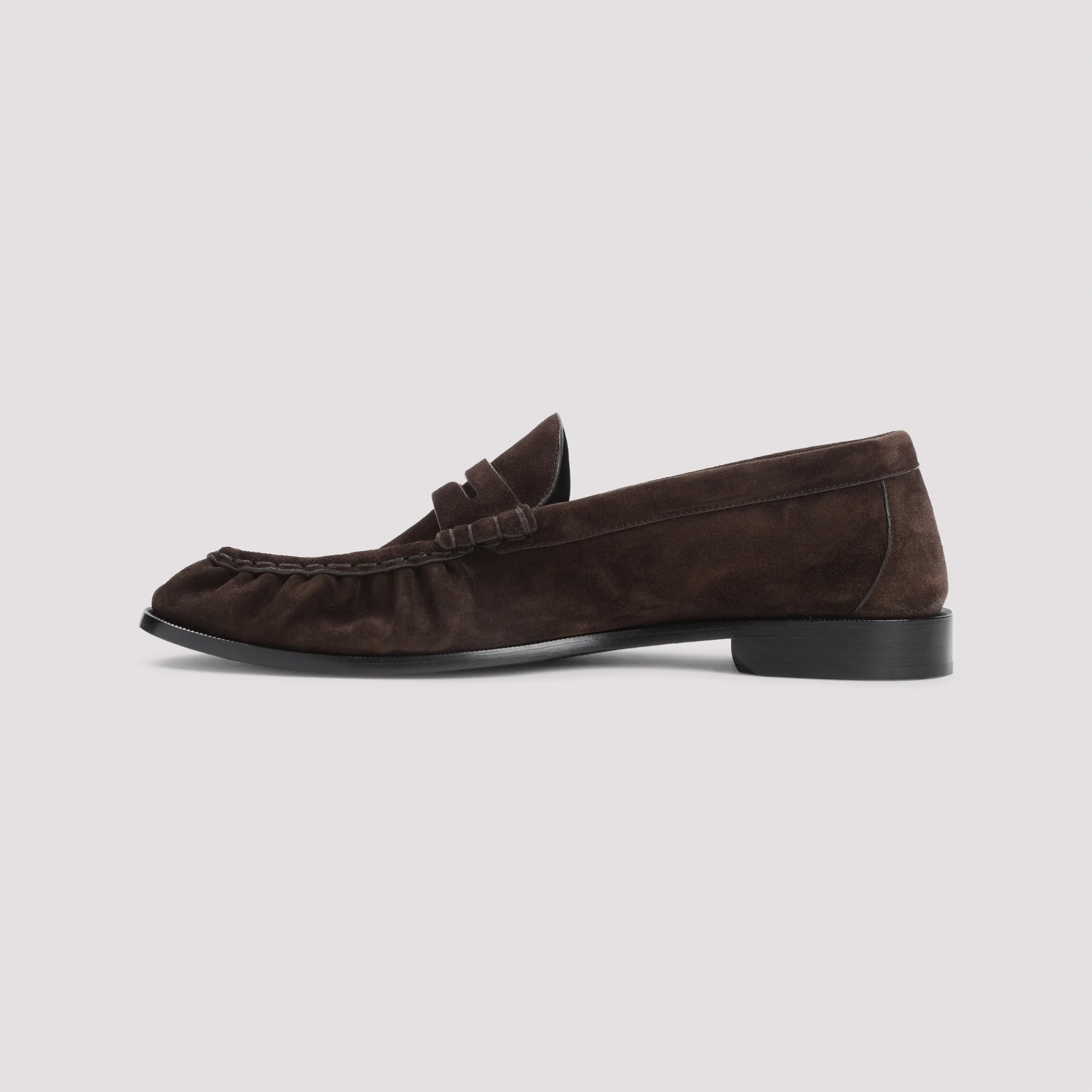 SUEDE LOAFERS WITH CASSANDRE DETAILING - Image 3