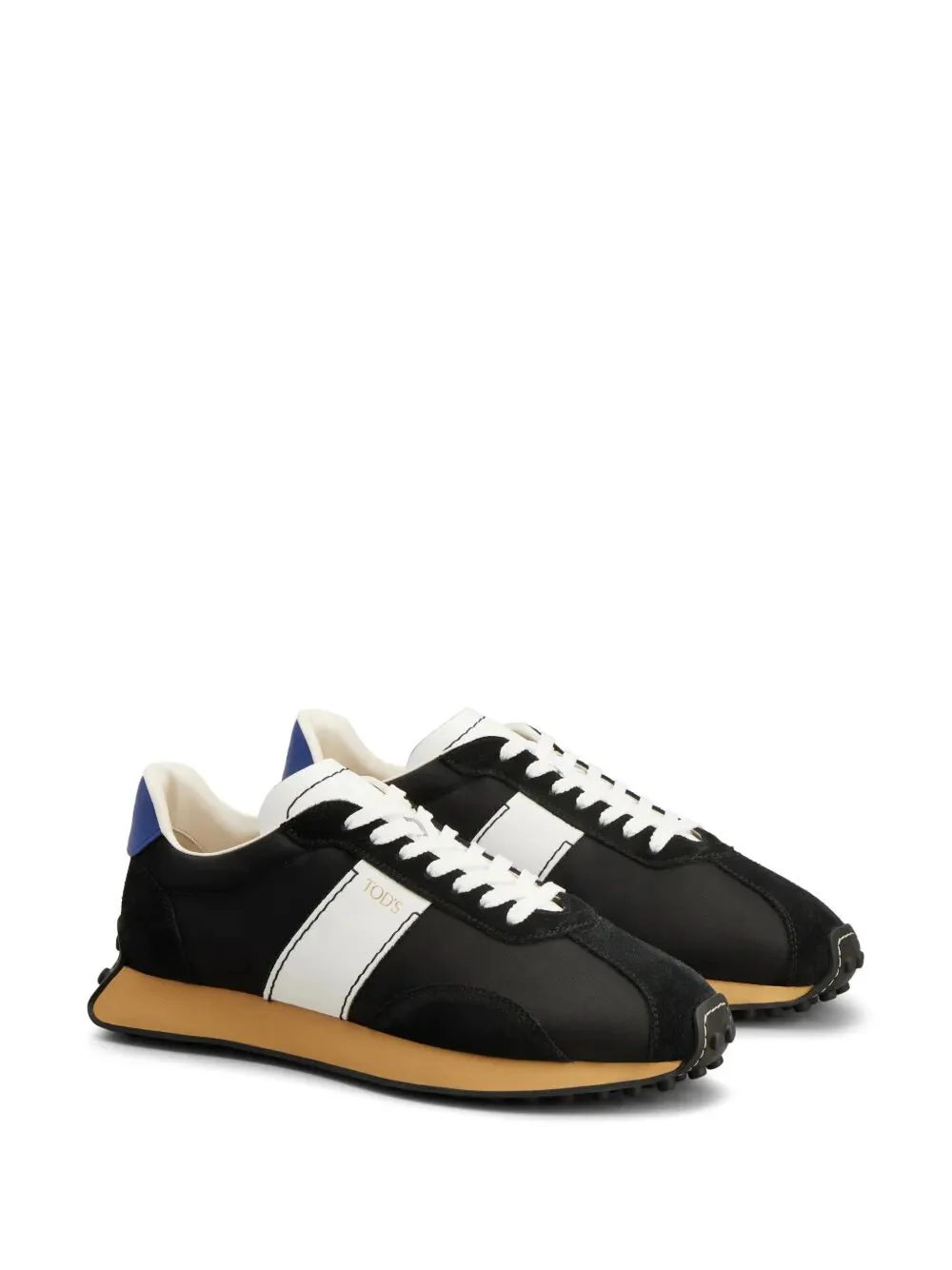 T VINTAGE FABRIC AND LEATHER SNEAKERS - Image 2
