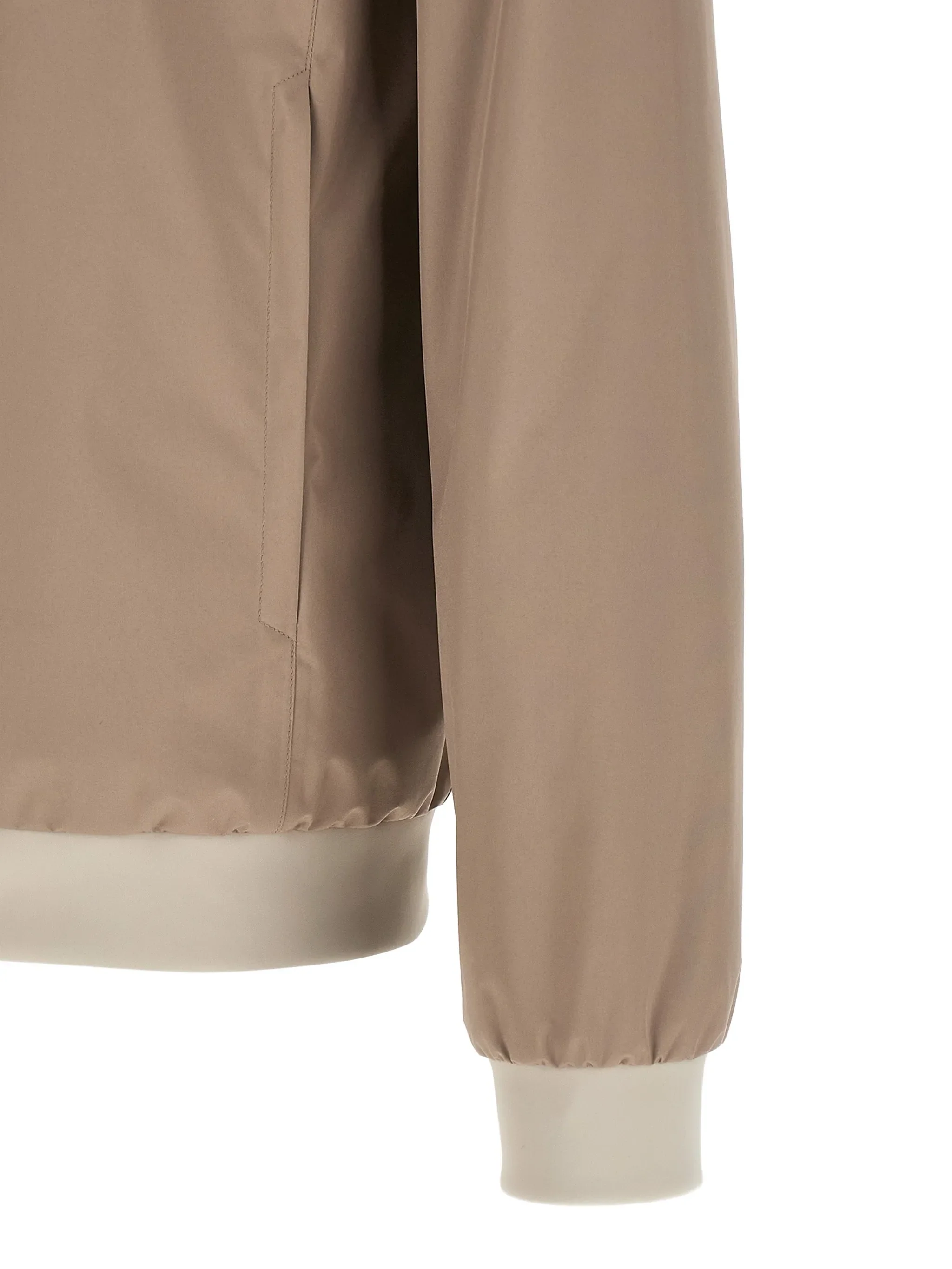 TAUPE POLYESTER POLYAMIDE BOMBER FUNCTIONAL - Image 4
