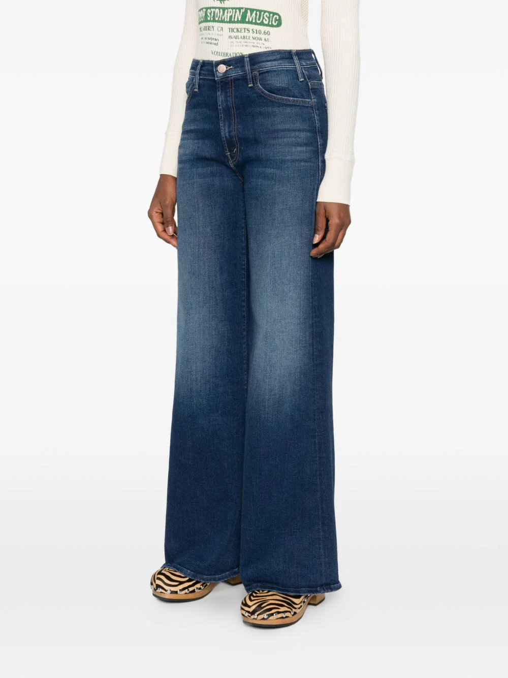 THE HUSTLER ROLLER SNEAK DENIM JEANS - Image 2
