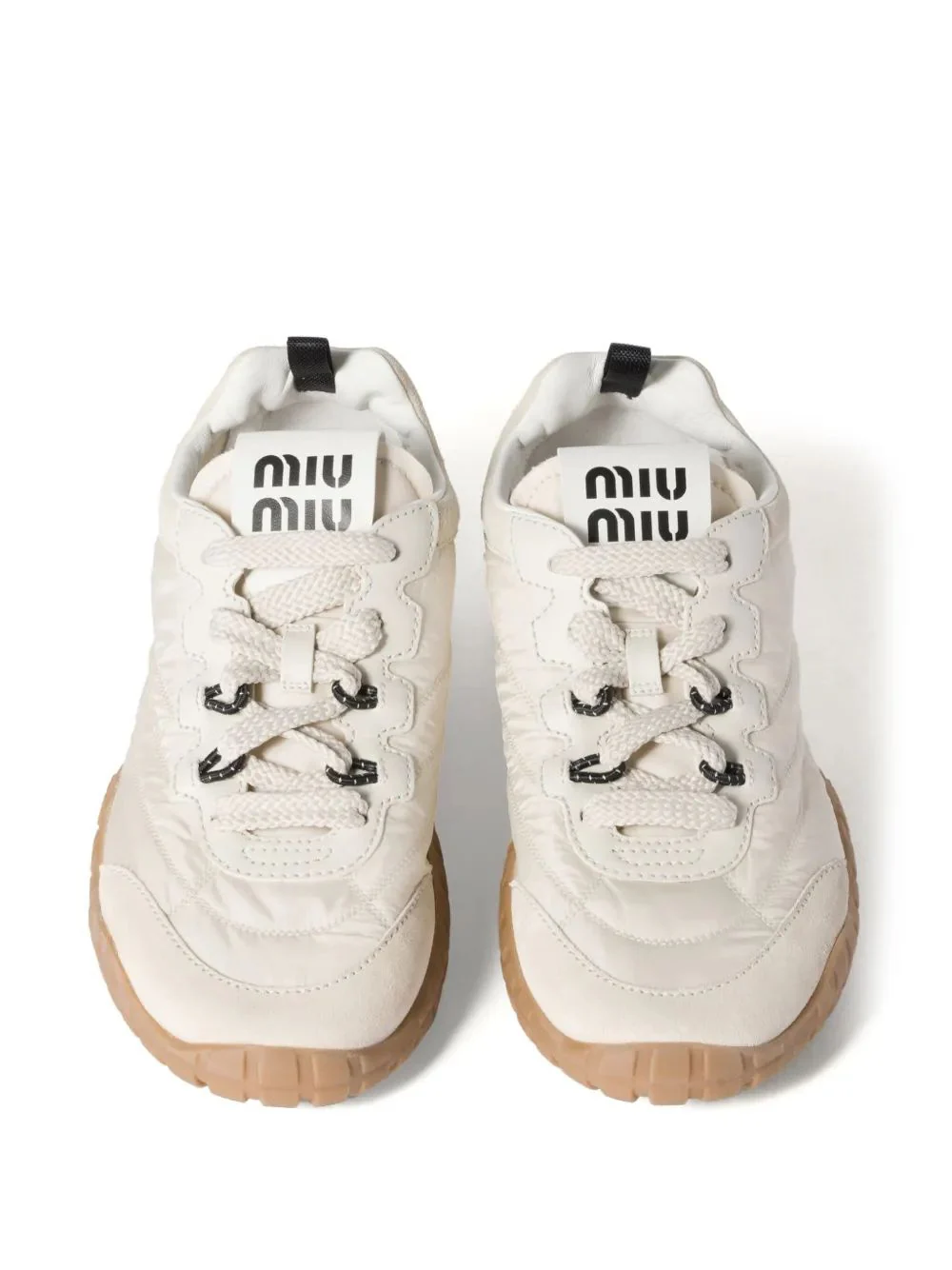 TYRE IVORY LEATHER SNEAKERS - Image 3