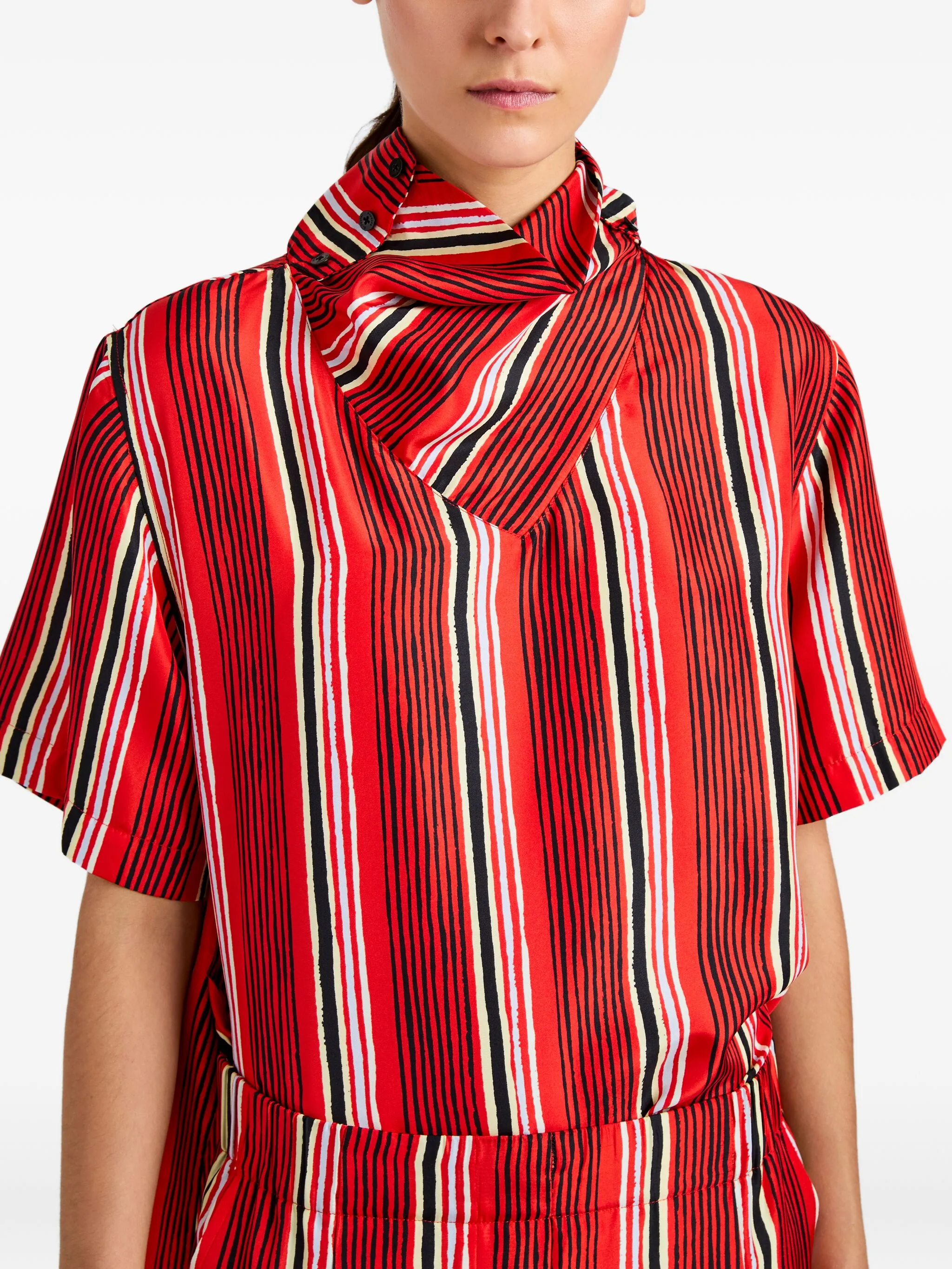 VERMILLION SILK AMIRA TOP - Image 2