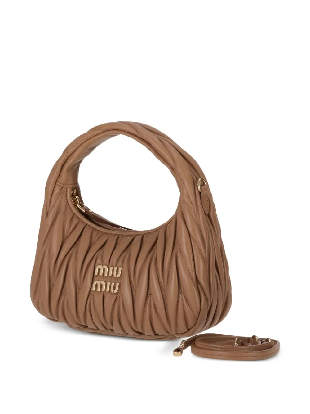 WANDER MATELASSÉ NAPPA LEATHER SMALL HOBO BAG - Image 2