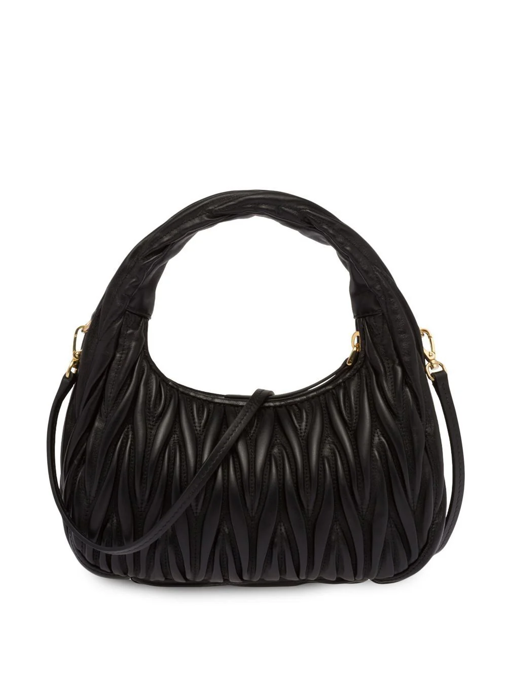 WANDER MATELASSÉ NAPPA LEATHER SMALL HOBO BAG - Image 3