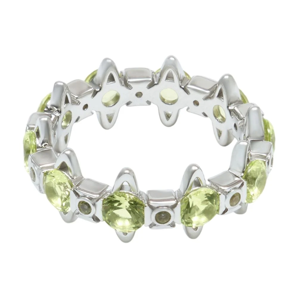 WARWICK RING -  - SILVER - GREEN