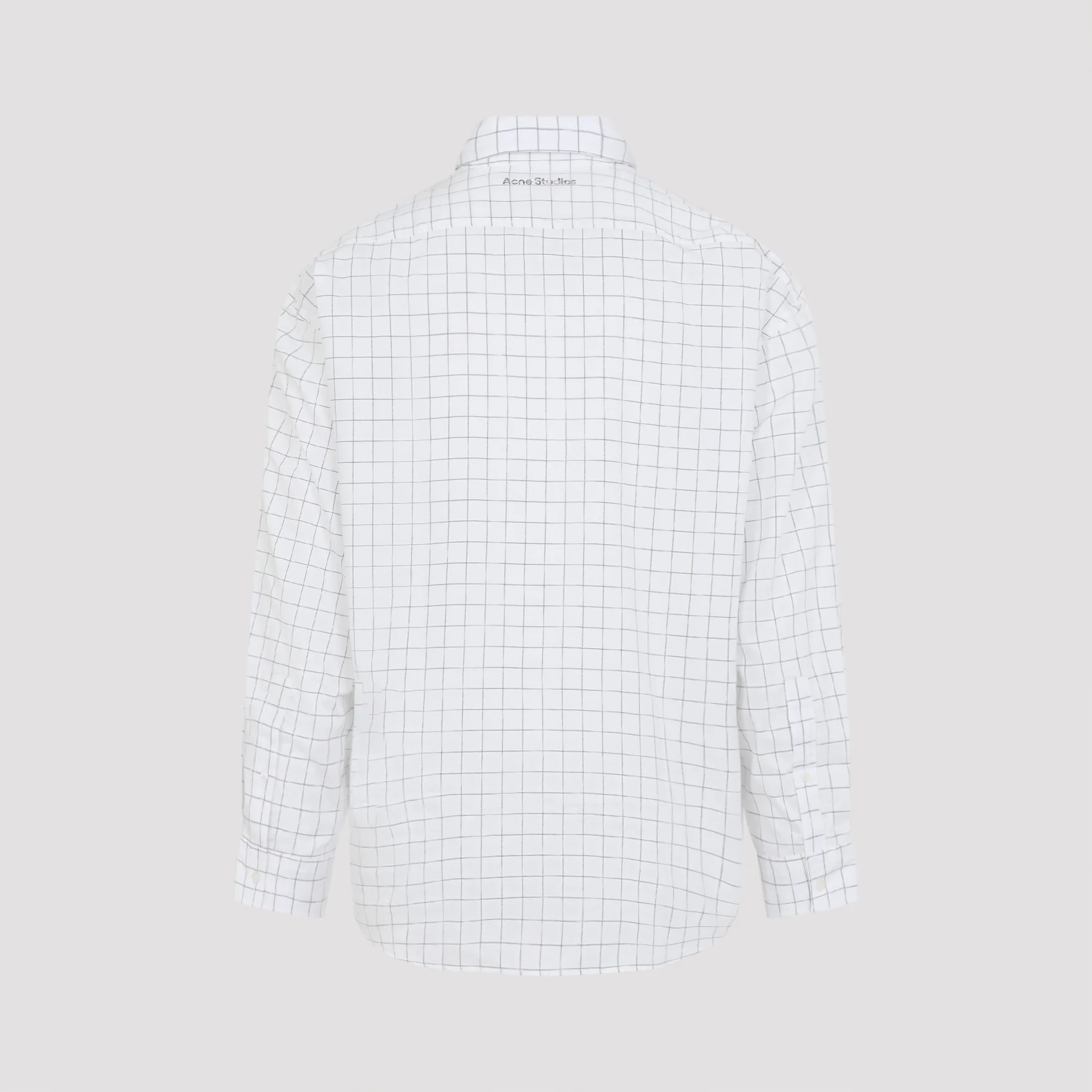 WHITE AND BLACK COTTON SHIRT - Image 3