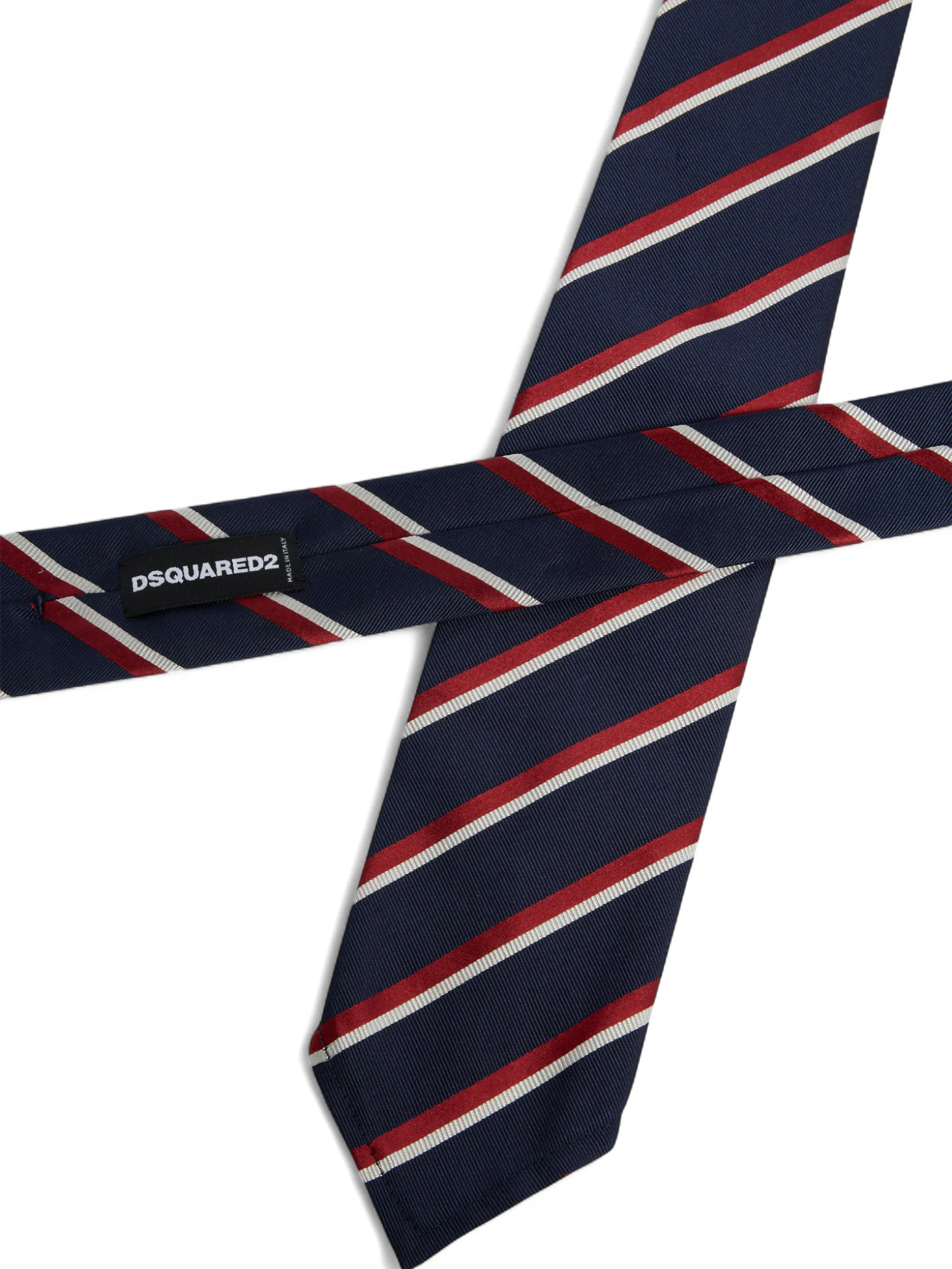 WHITE BLUE RED SILK COLLEGE - Image 3