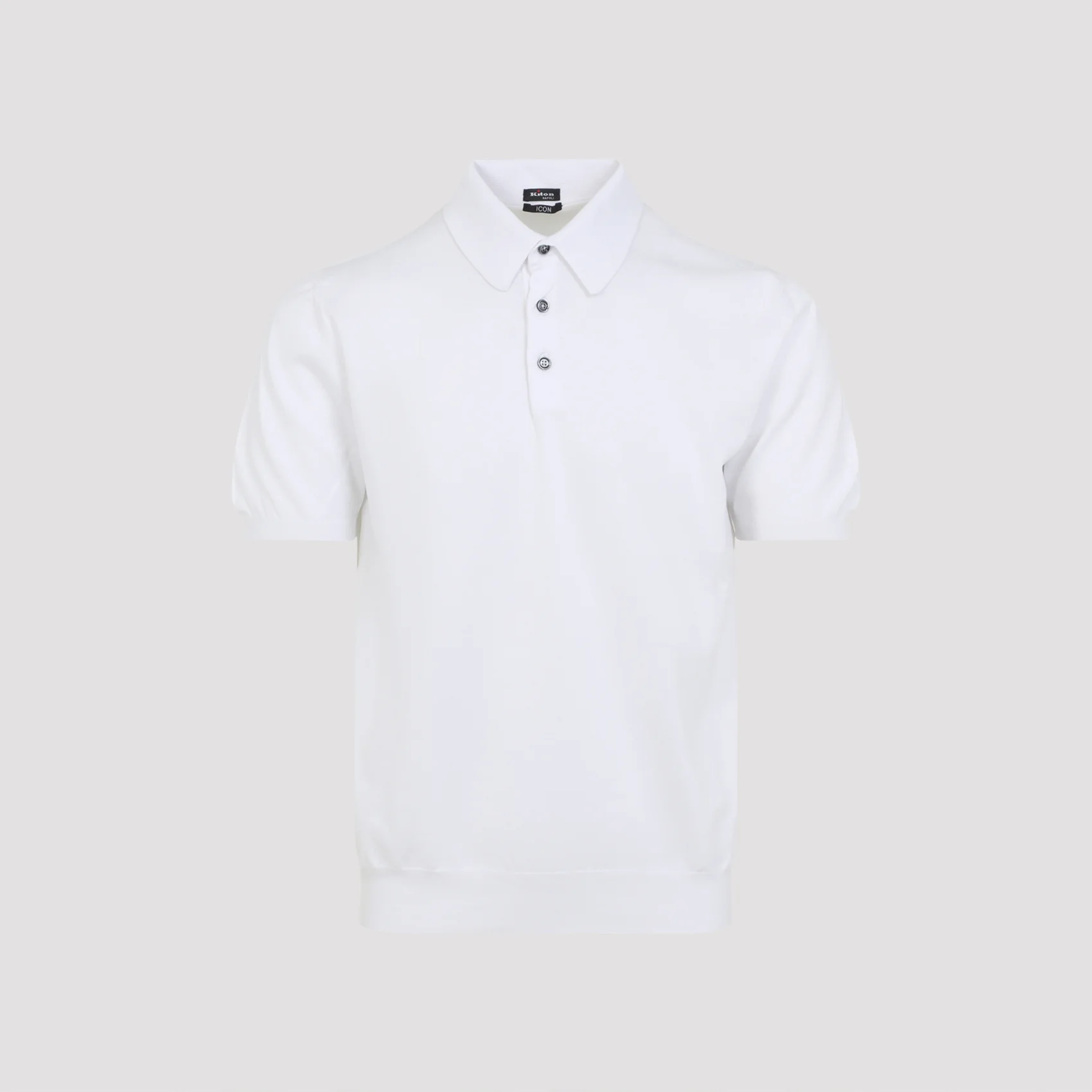 WHITE COTTON POLO - Image 2