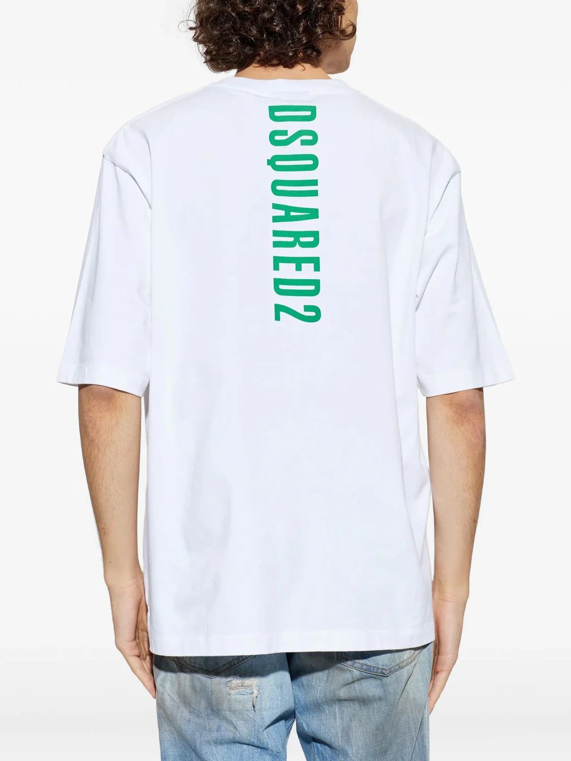 WHITE COTTON T-SHIRT - Image 5