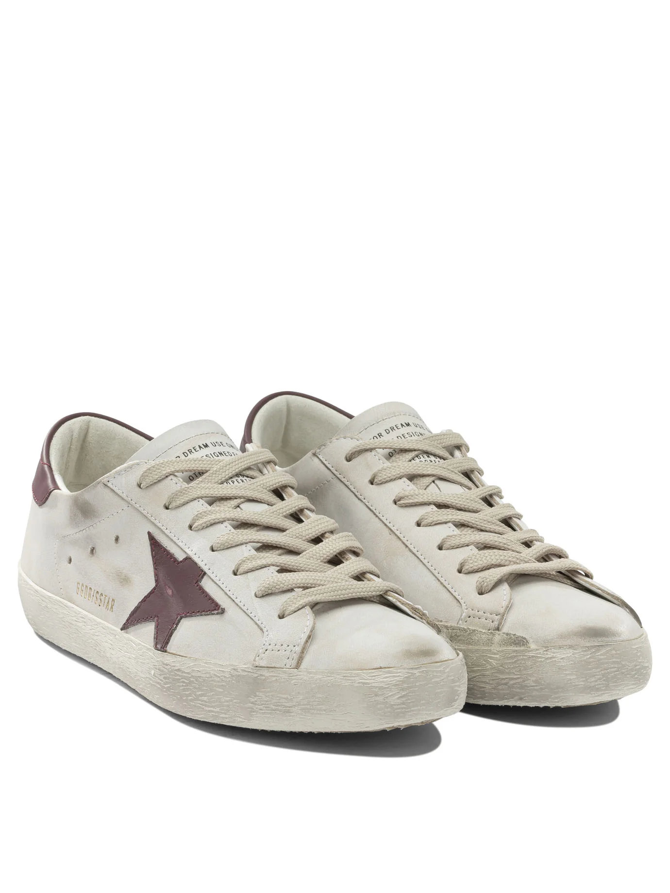 WHITE GOAT LEATHER SNEAKERS - Image 2