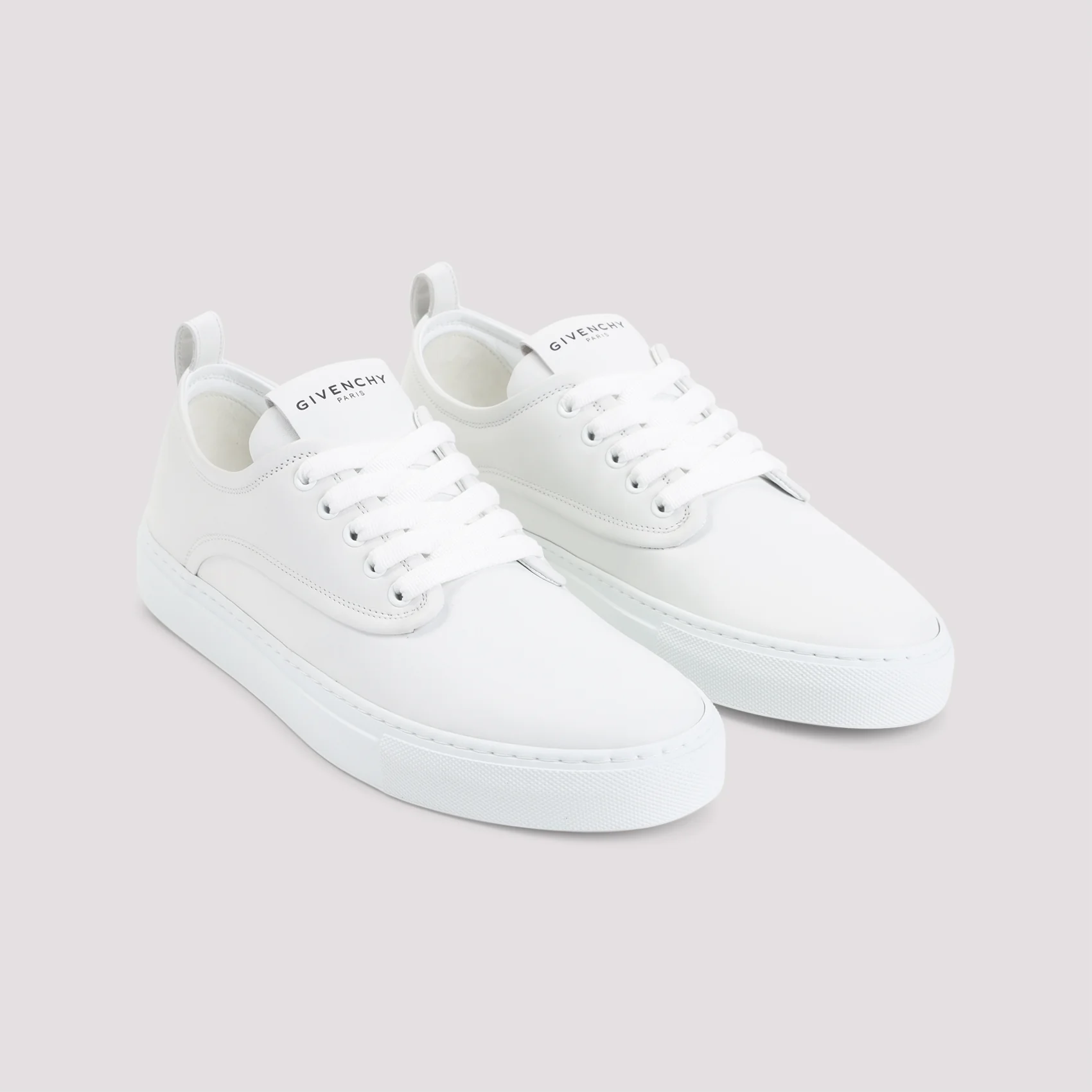 WHITE NEW CITY CALF LEATHER SNEAKERS - Image 5