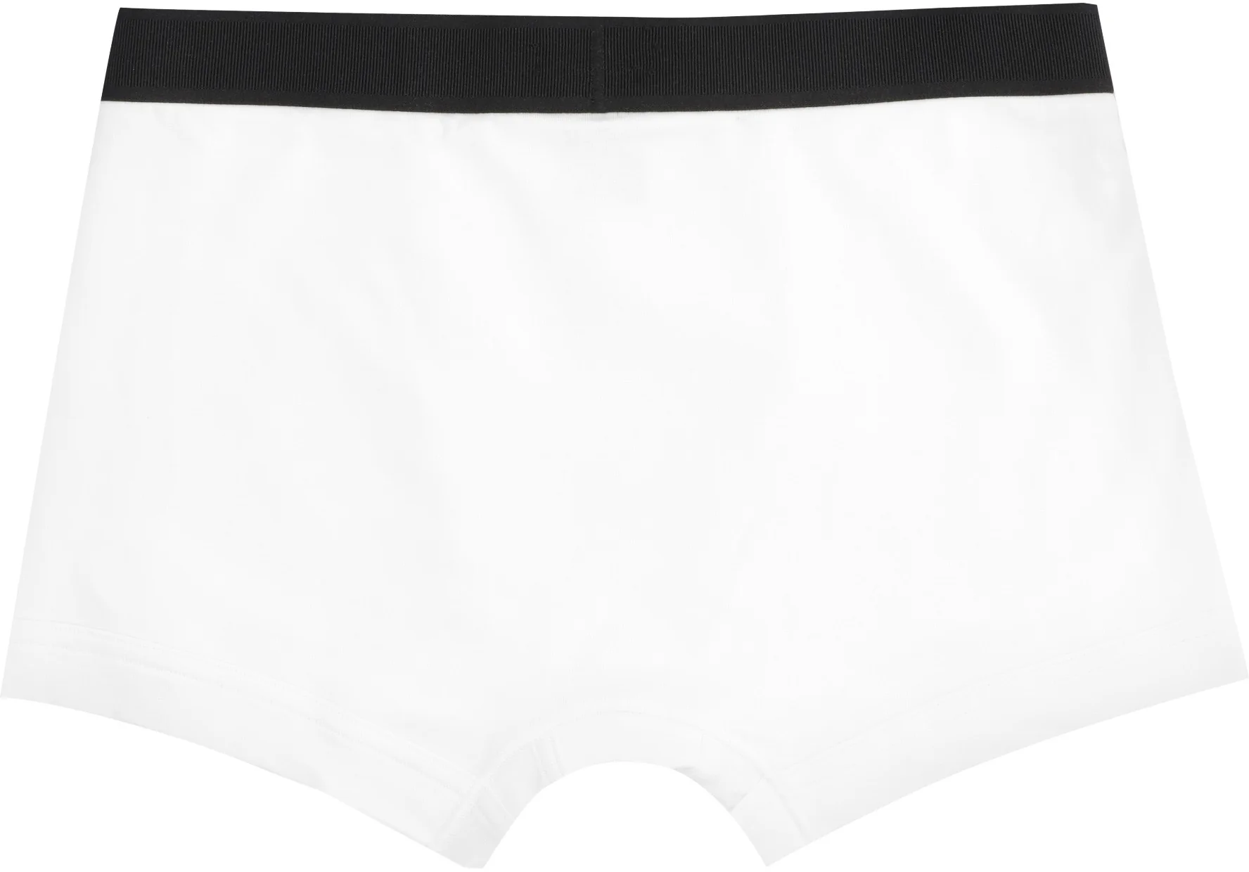 WHITE STRETCH COTTON BOXER - Image 3