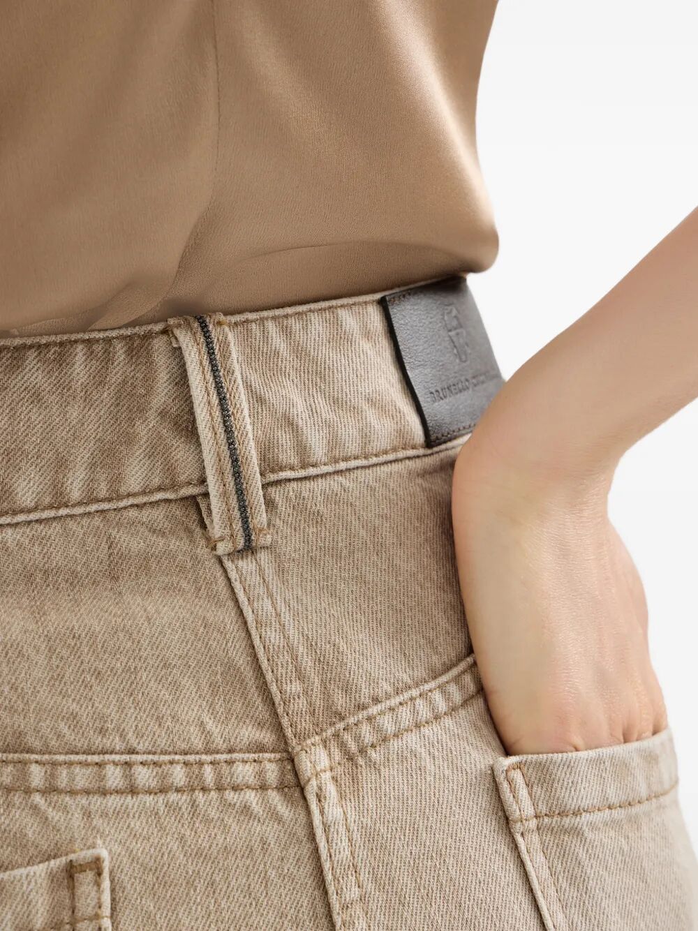 WIDE LEG DENIM PANTS - Image 2