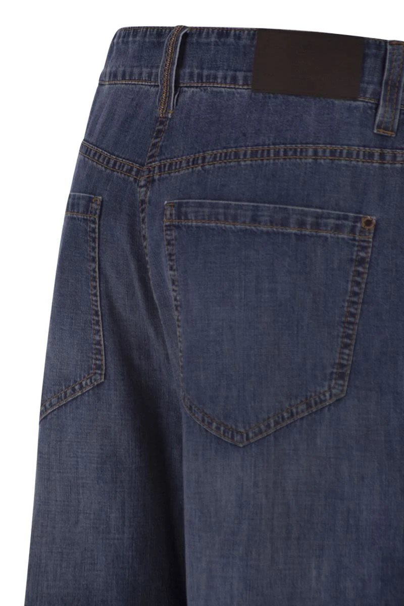 WIDE-LEG COTTON JEANS - Image 4